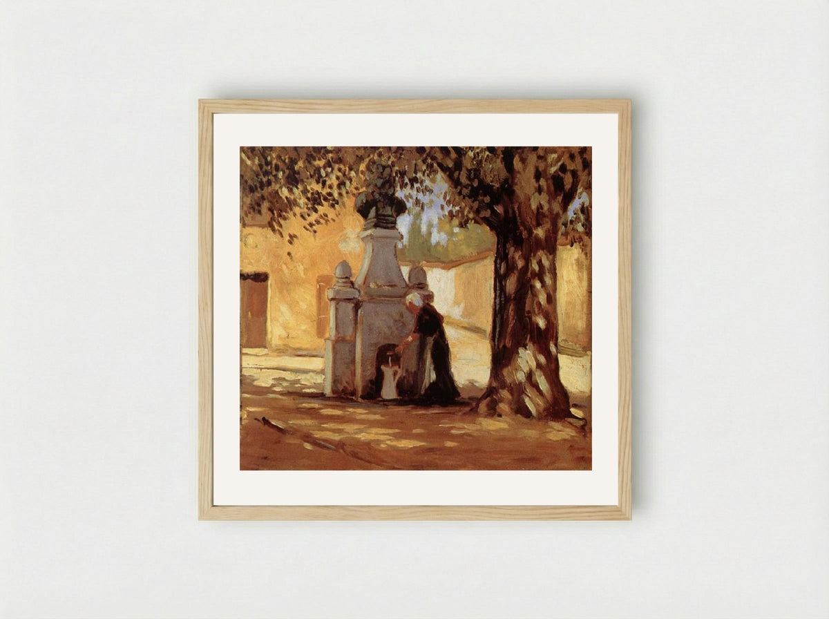 Conduit - Grant Wood - Framed Print Wood