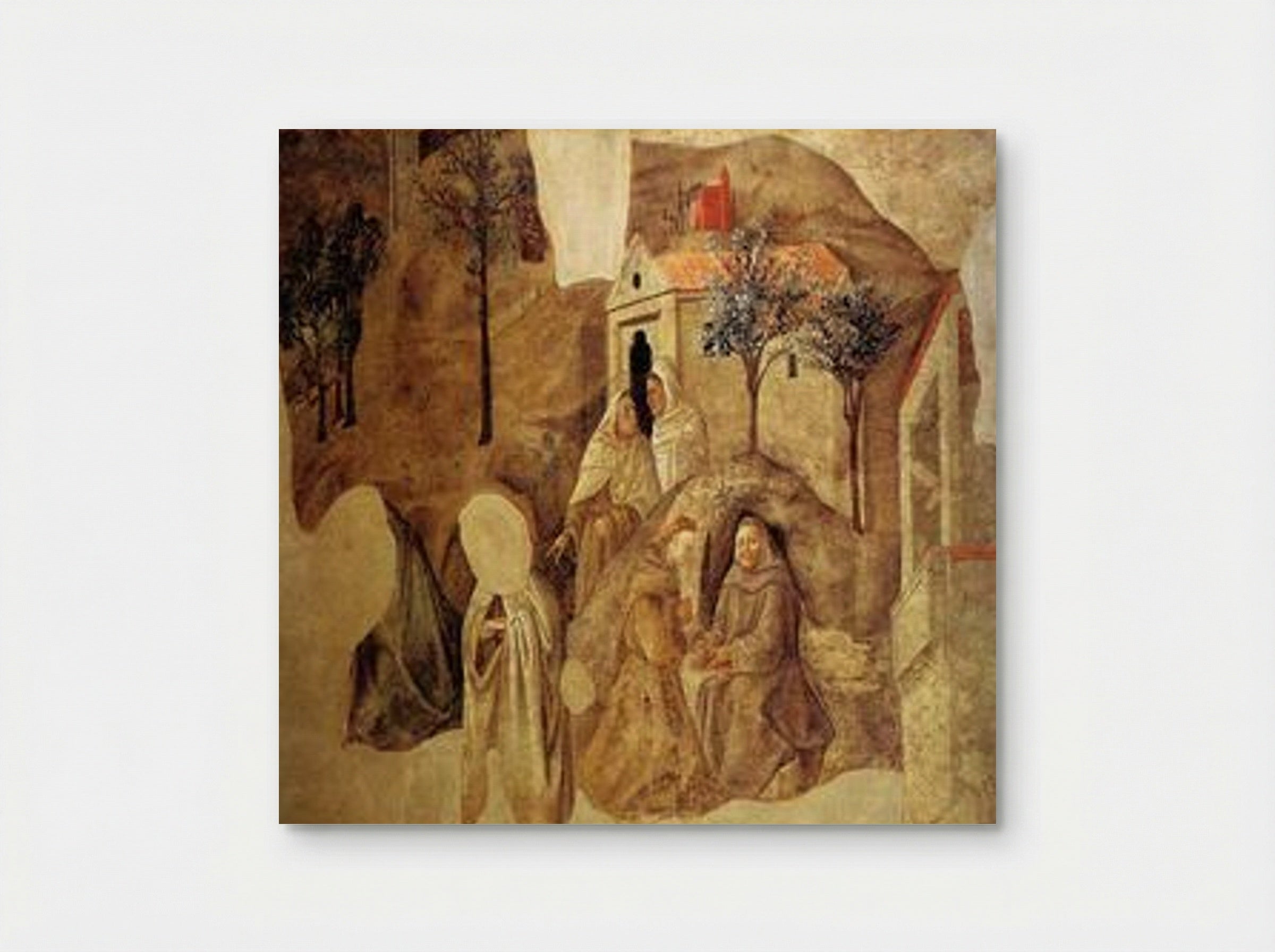 Confirmation of the Carmelite Rule - Filippo Lippi - Poster