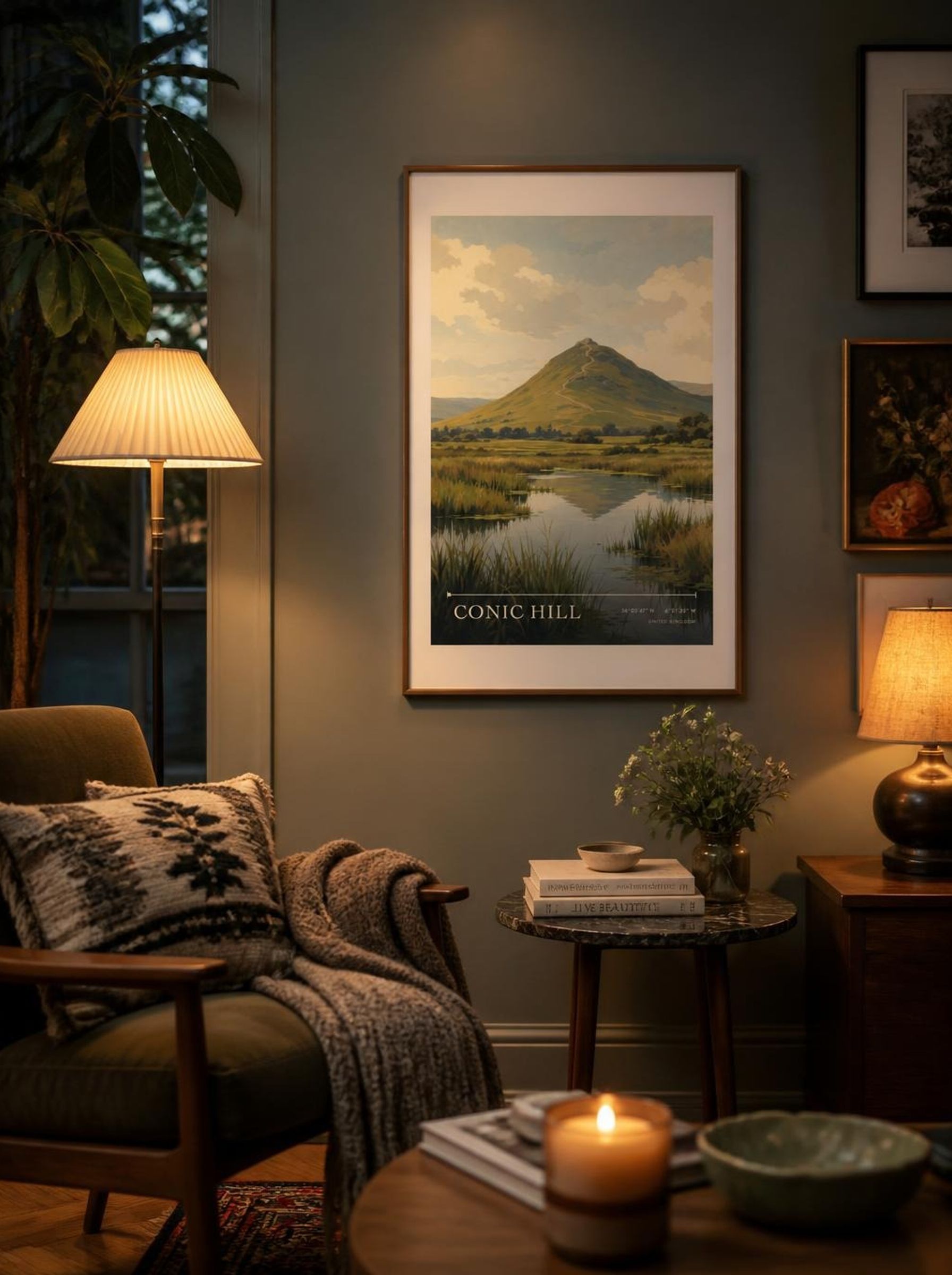 Conic Hill United Kingdom Travel Poster - Lifestyle
