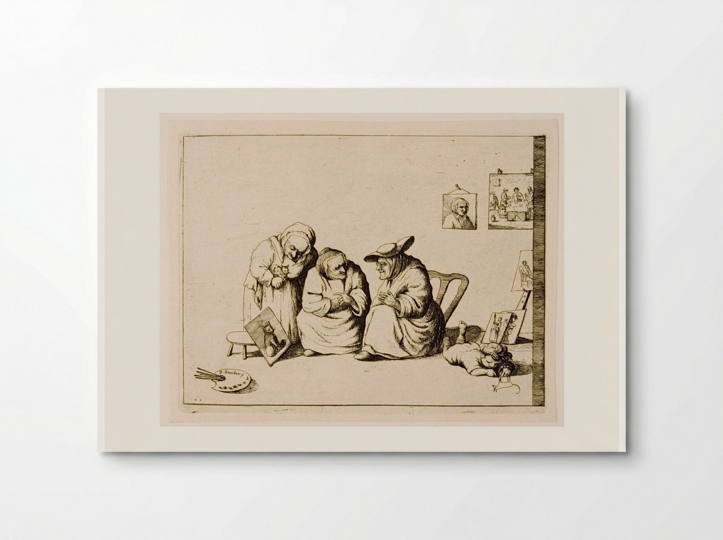 Connoisseurs of Painting - David Deuchar - Poster