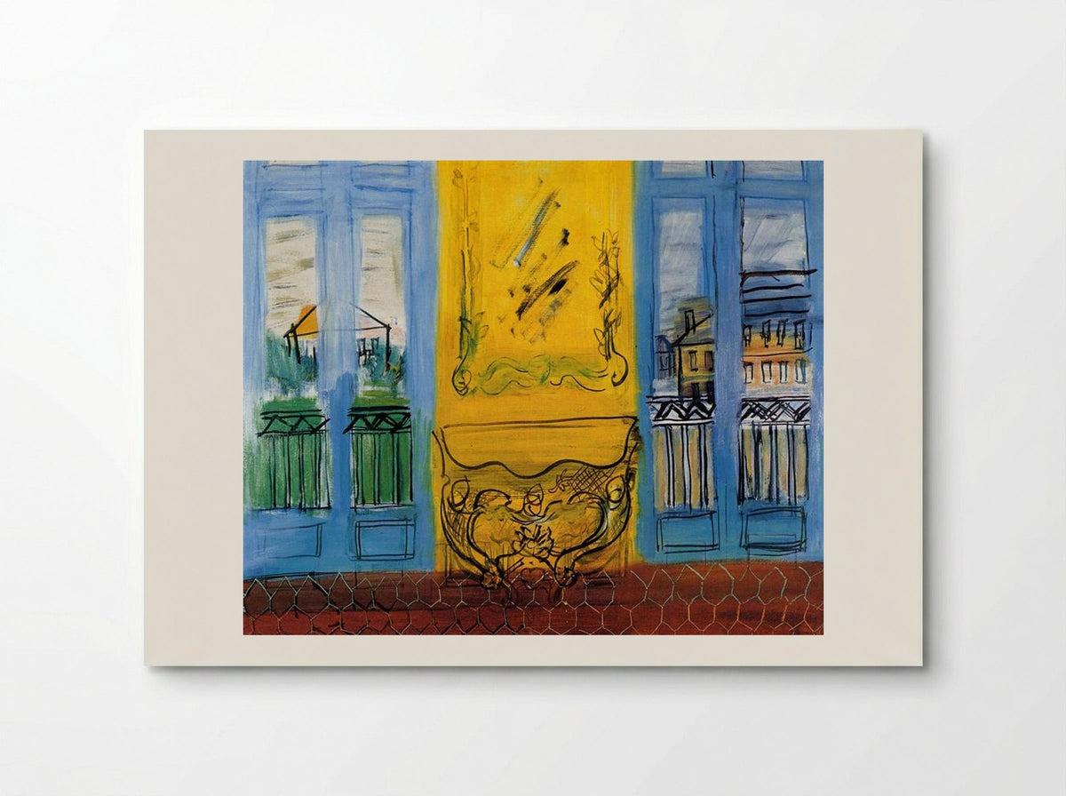 Console With Two Windows - Raoul Dufy - Poster