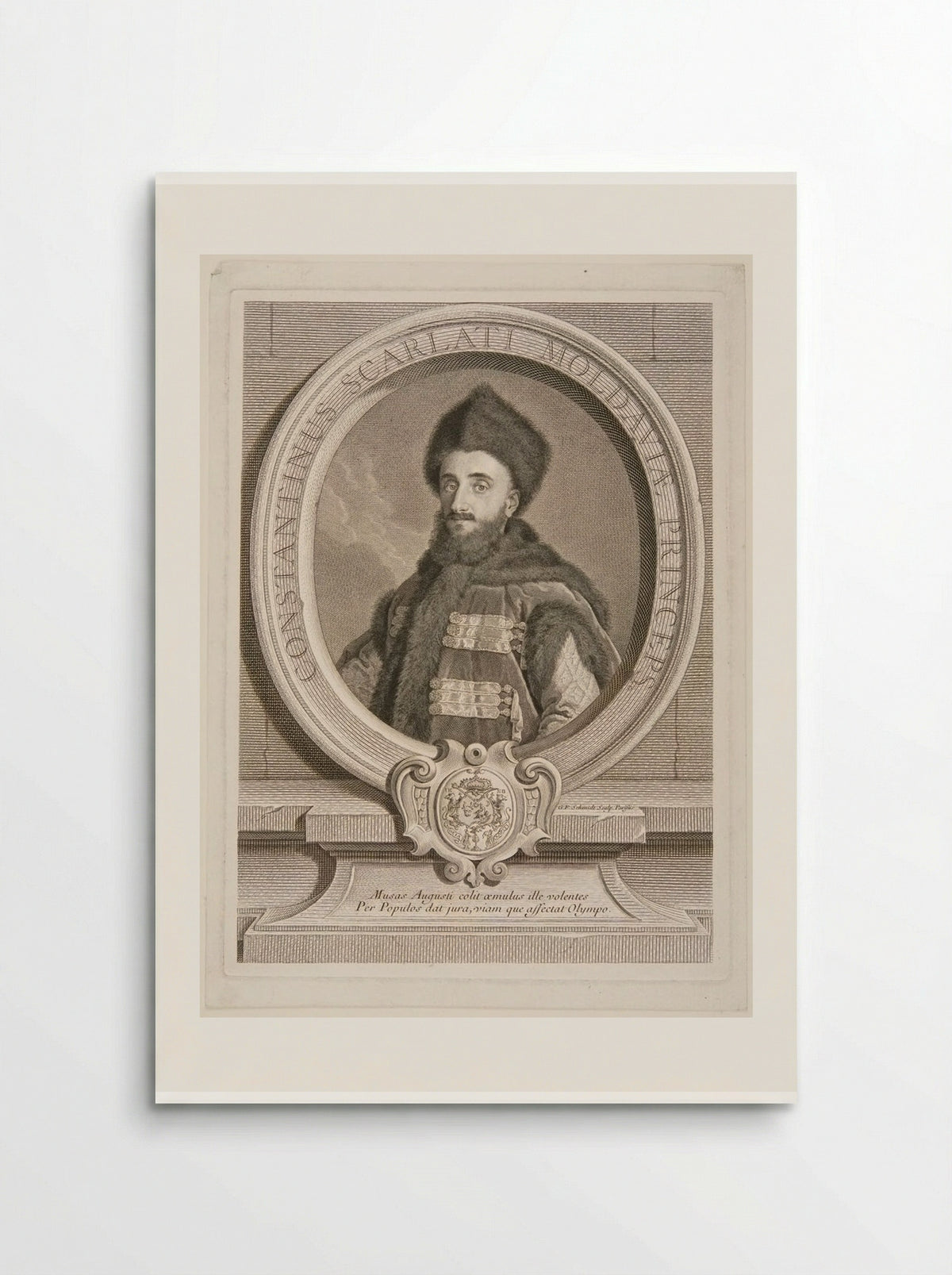 Constantine Moldavi, Prince of Scarlati - Georg Friedrich Schmidt - Poster