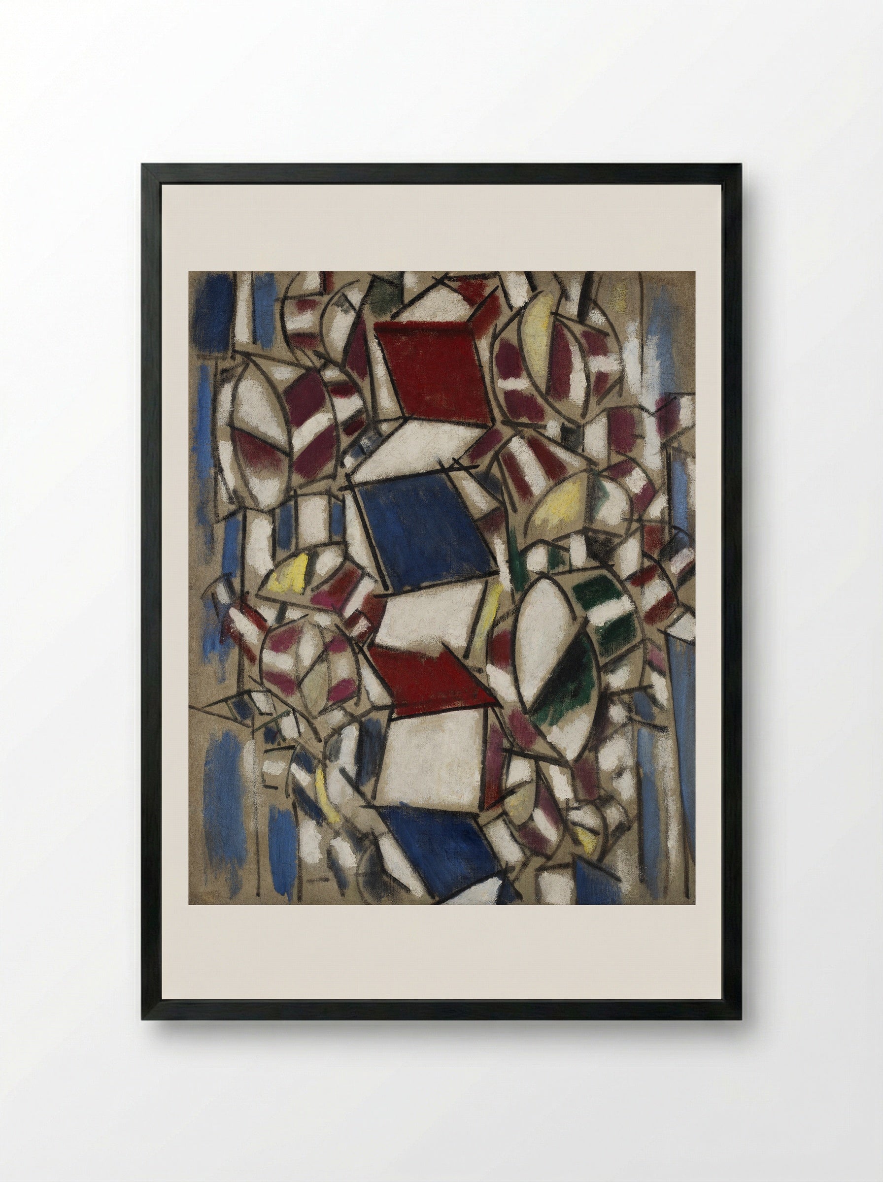 Contrast of Forms - Fernand Léger - Framed Print Black