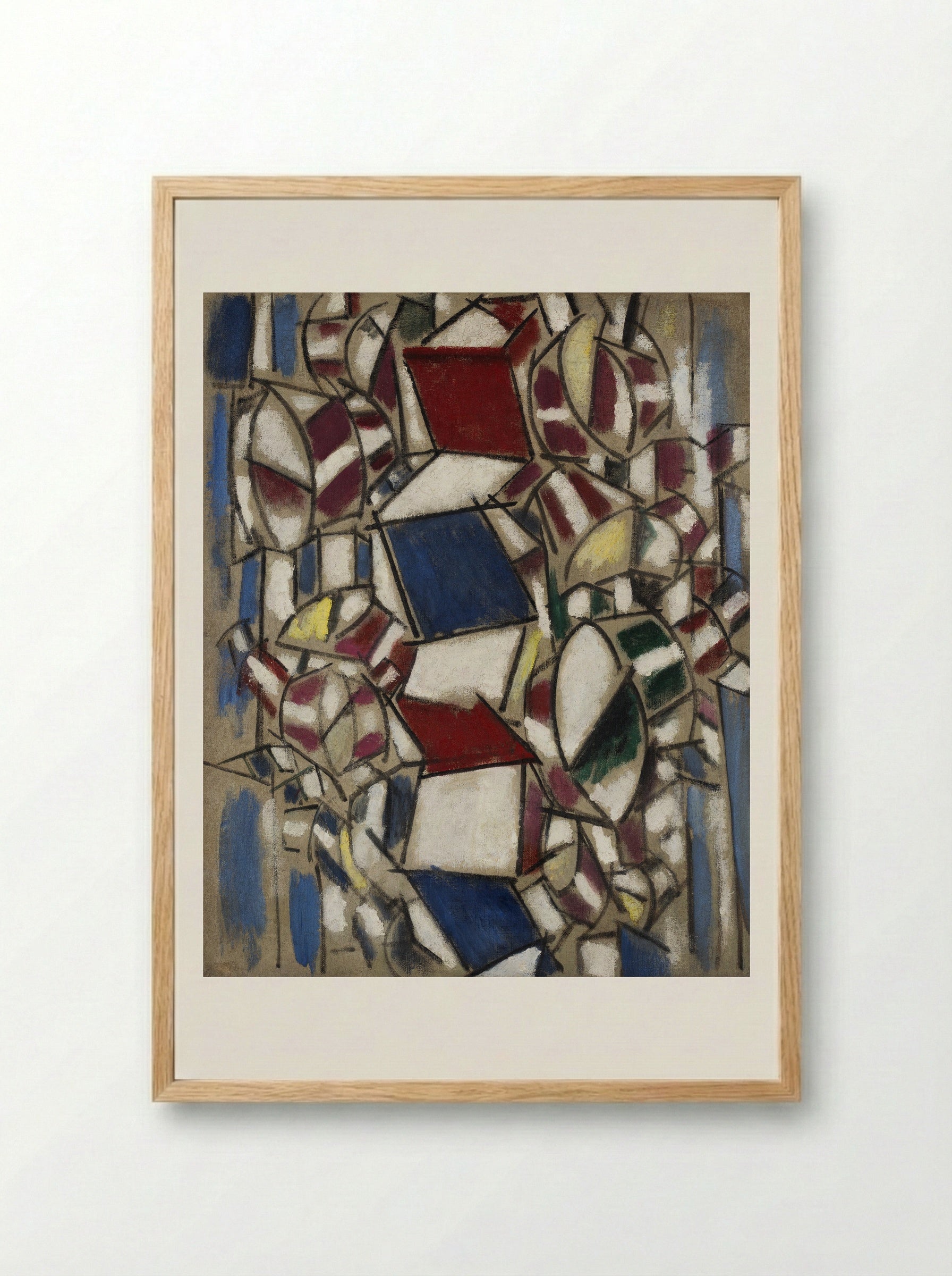Contrast of Forms - Fernand Léger - Framed Print Wood