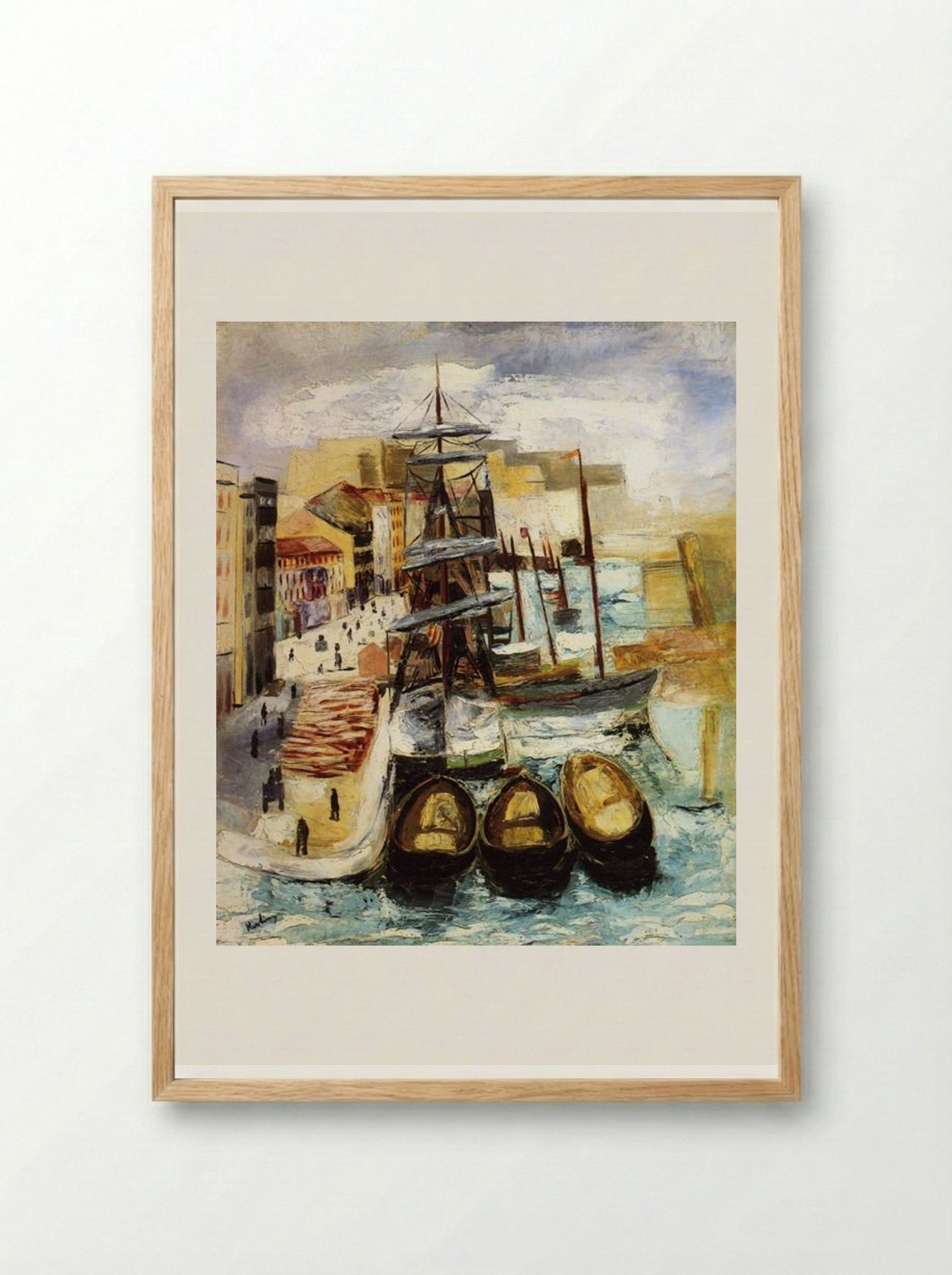 Contrasting Sounds - Moïse Kisling - Framed Print Wood