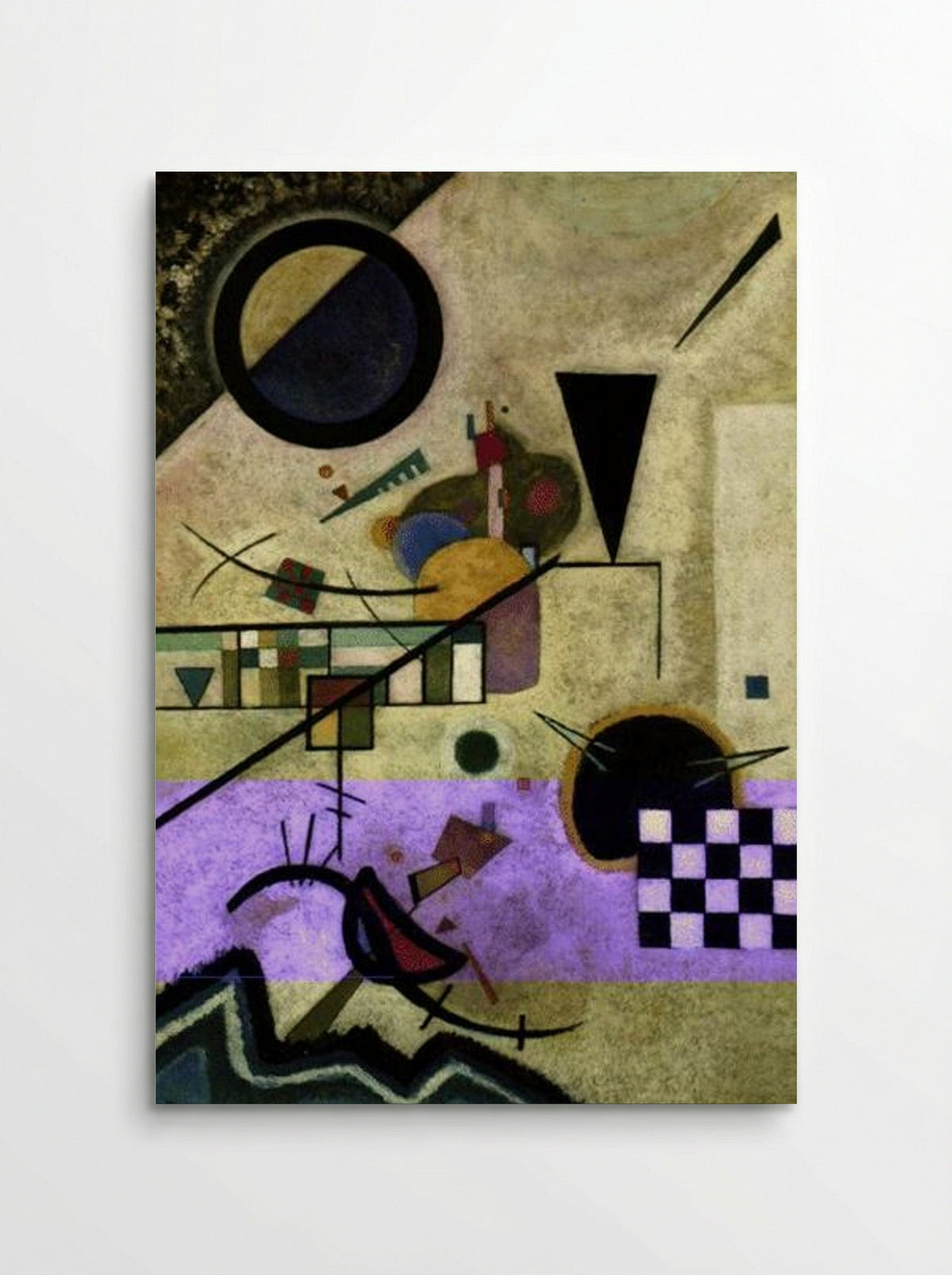 Contrasting Sounds - Wassily Kandinsky - Poster