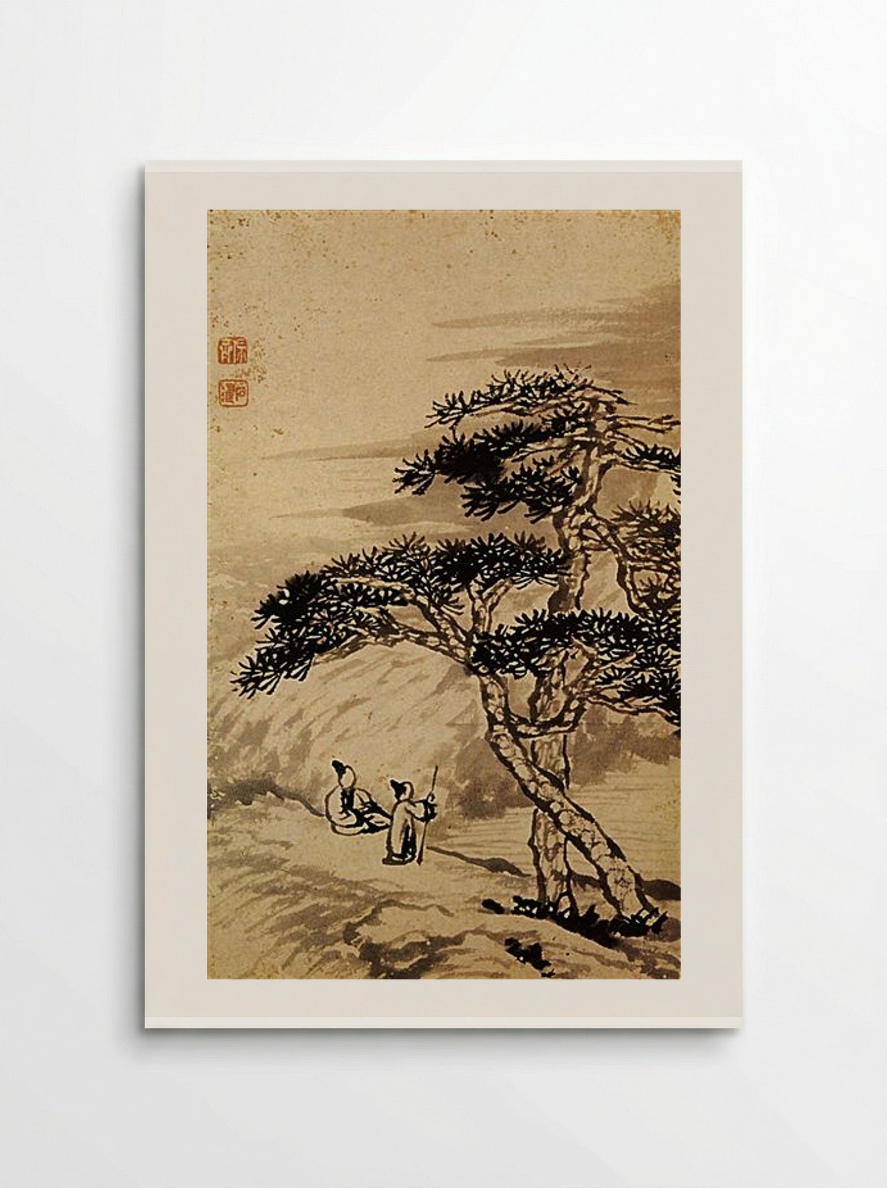 Conversation at the Edge of the Void - Shitao - Poster