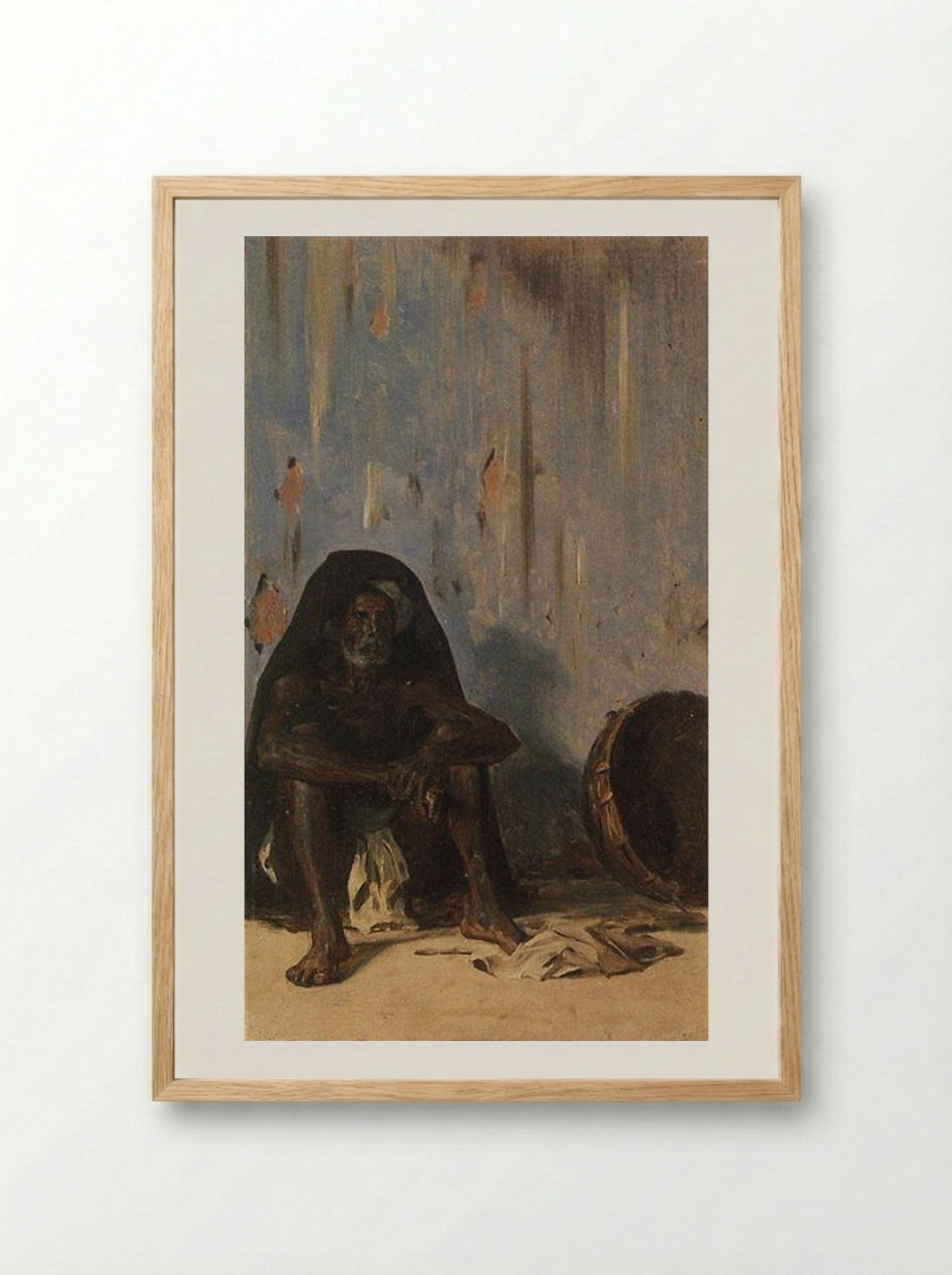 Coolie (Porter) - Vasily Vereshchagin - Framed Print Wood