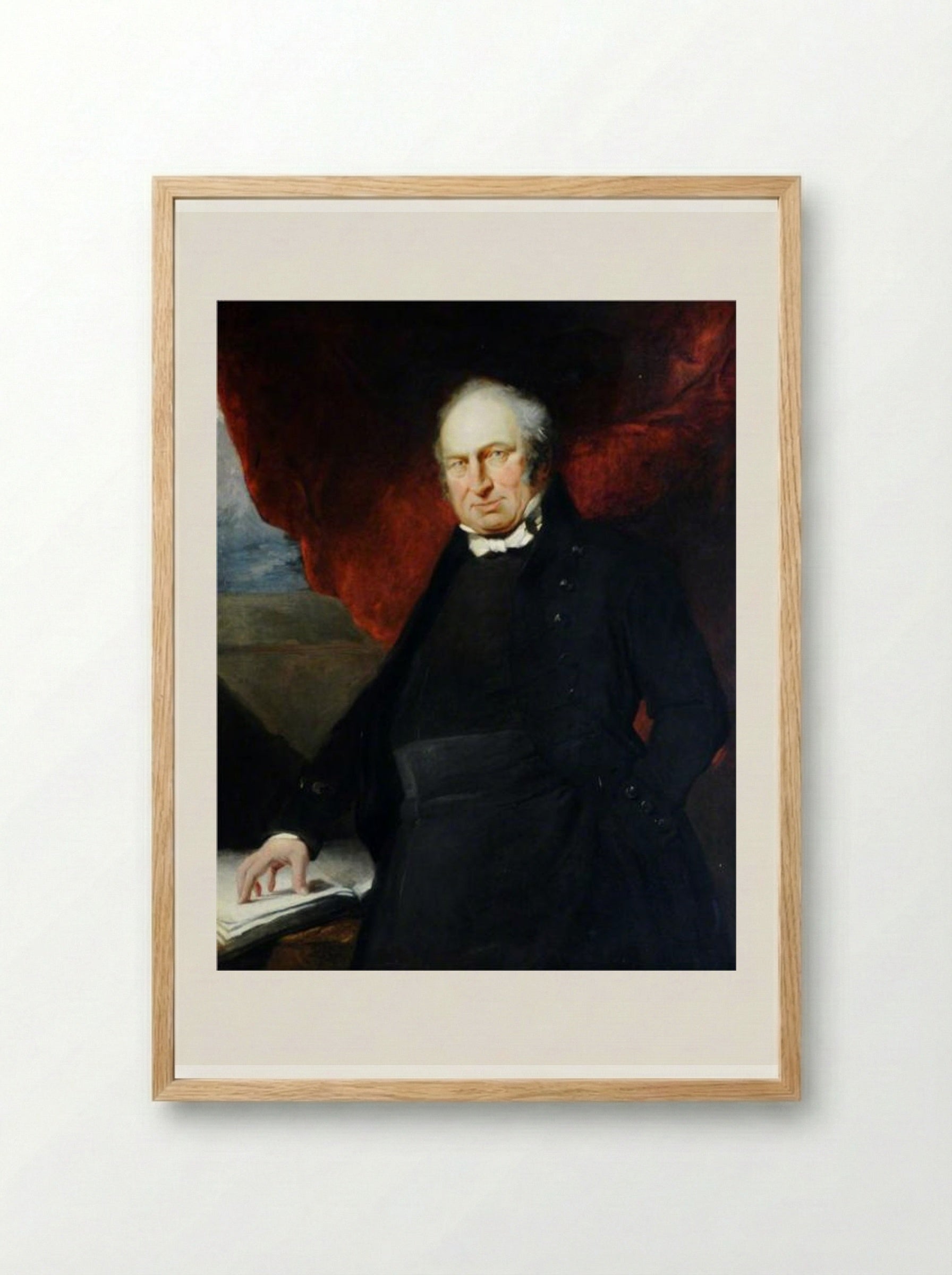 Corbet Hue, the Very Reverend Dean of Jersey - John Jackson - Framed Print Wood