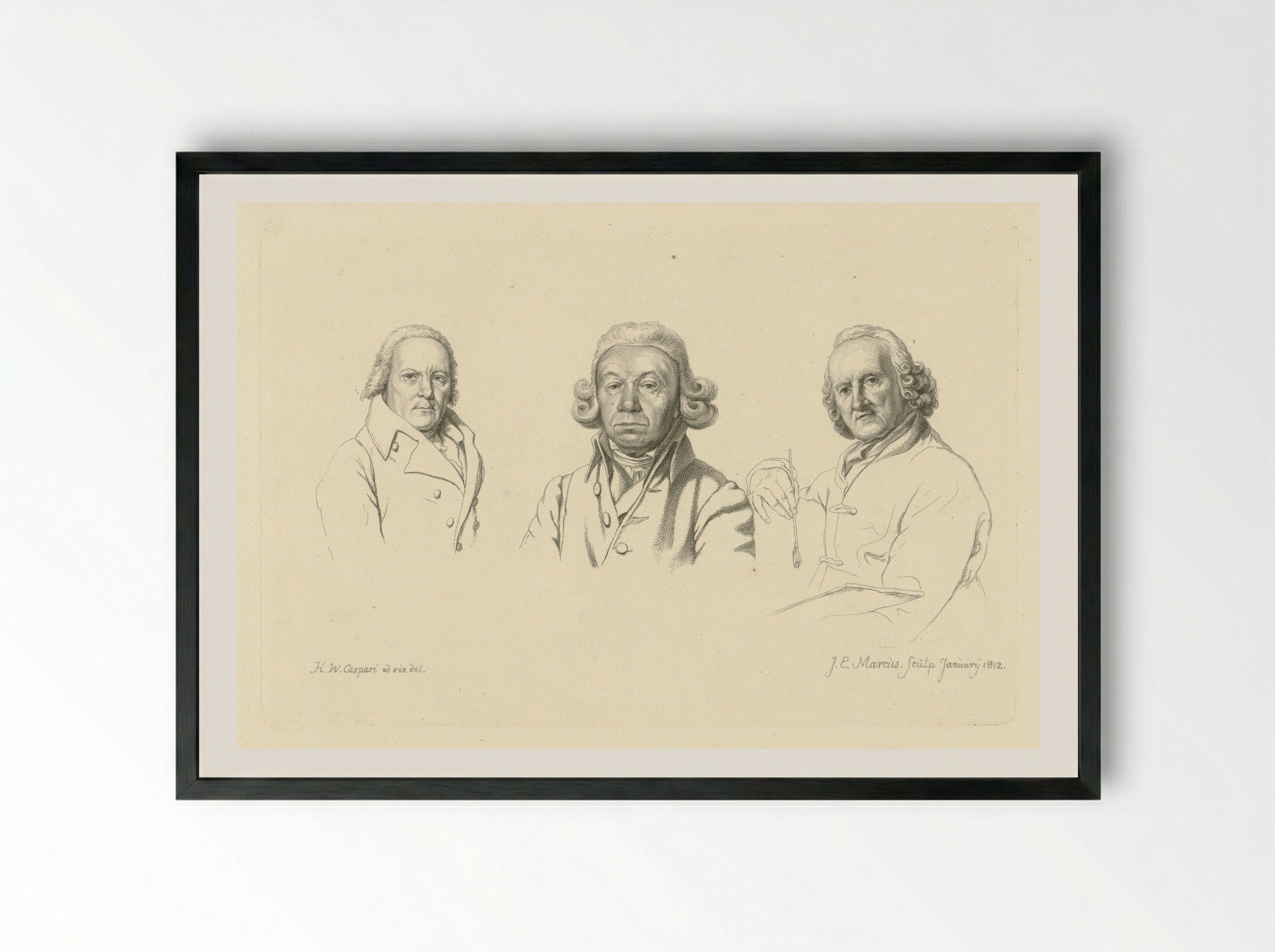 Cornelis Pietersz. Hooft spreekt Prins Maurits aan over de regeringsverandering van Amsterdam, 3 november 1618 - Jacobus Buys - Framed Print Black