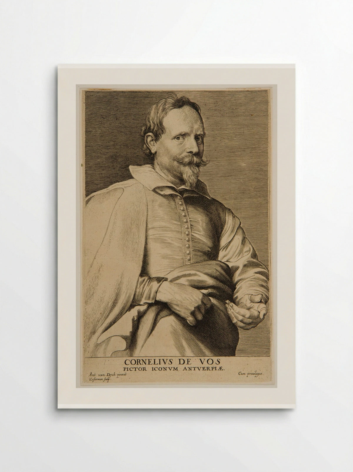 Cornelis de Vos - Lucas Vorsterman I - Poster