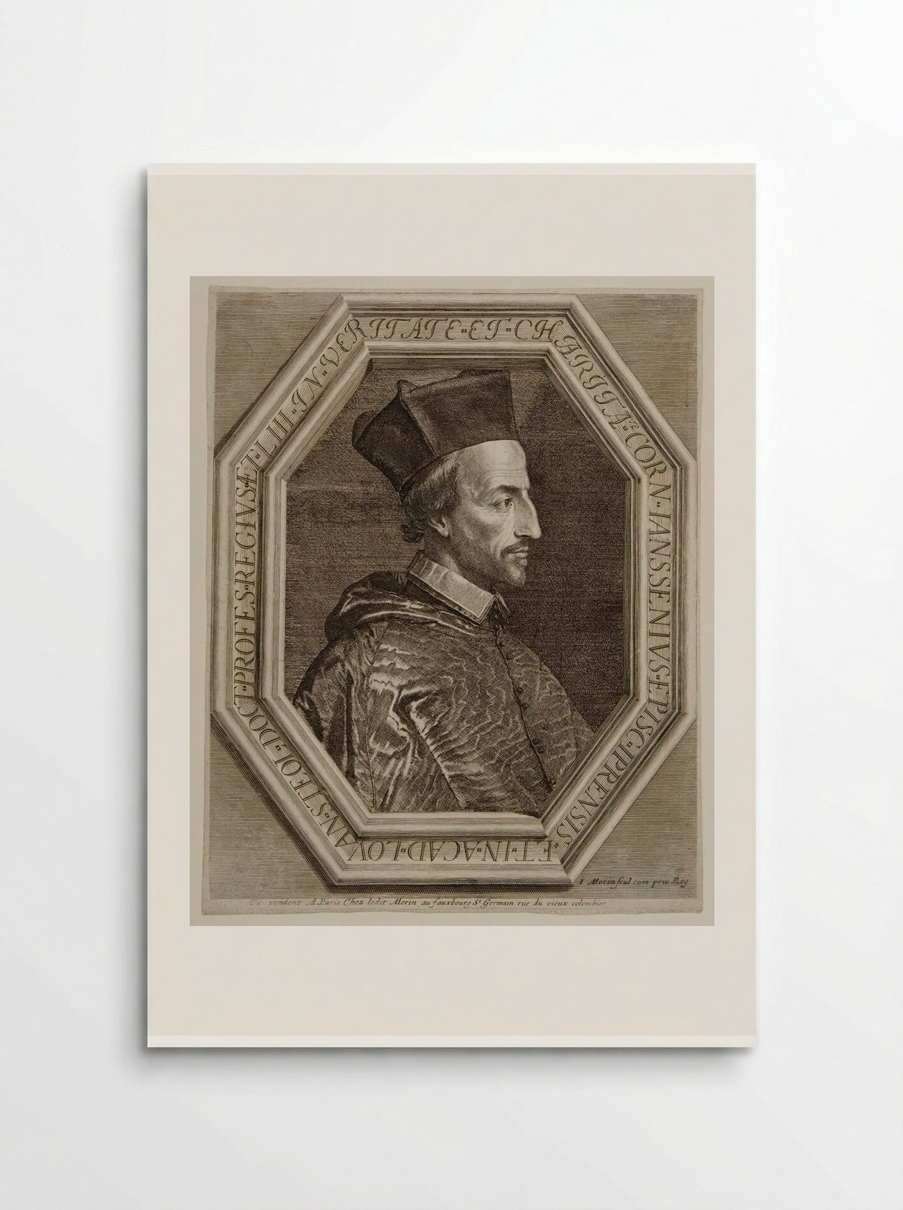 Cornelius Jansen - Jean Morin - Poster