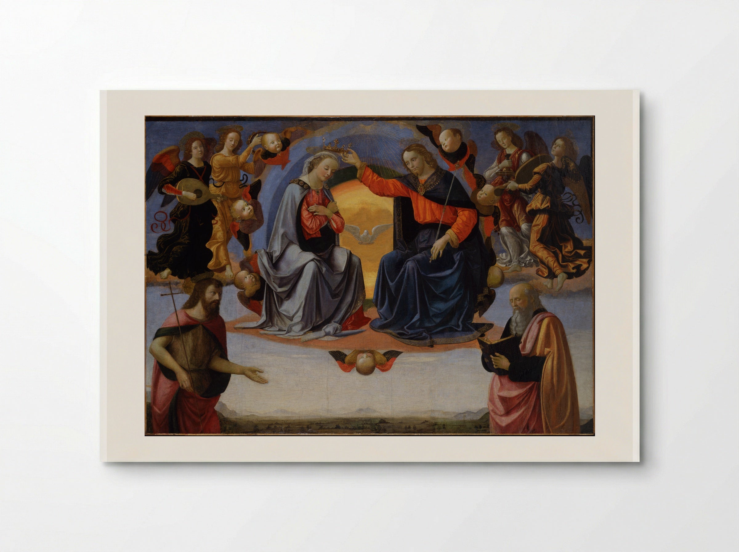 Coronation of the Virgin - Domenico Ghirlandaio - Poster