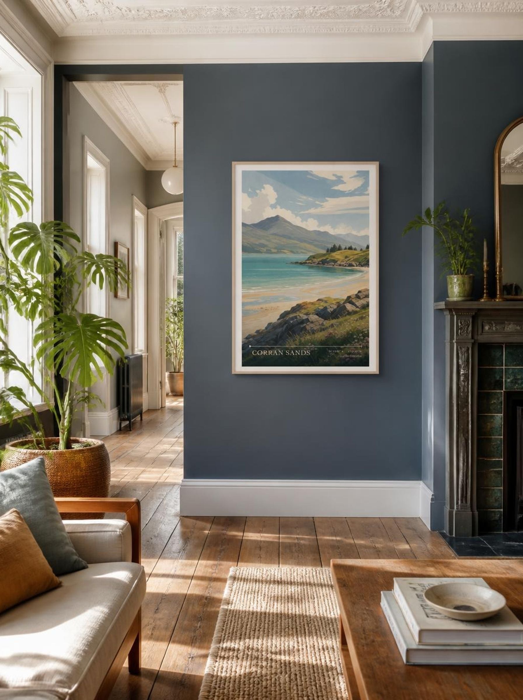 Corran Sands United Kingdom Travel Poster - Lifestyle