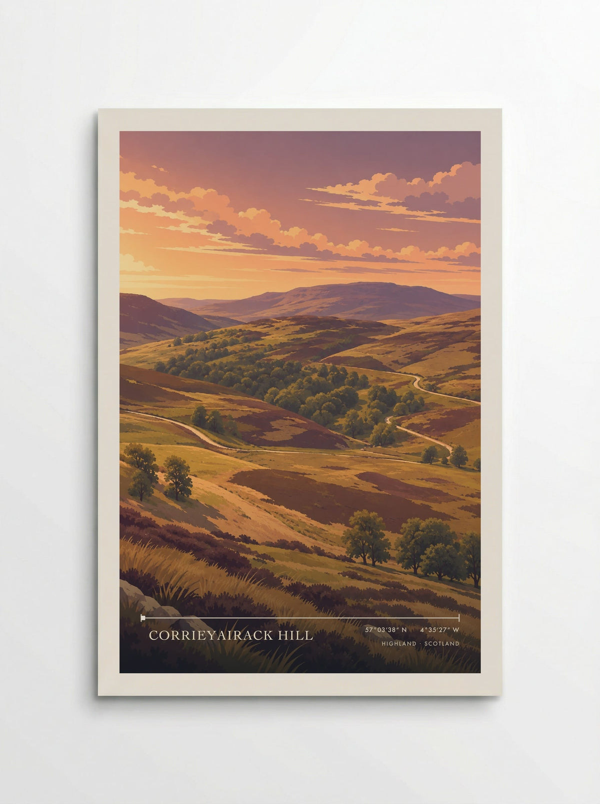 Corrieyairack Hill, Highland | Travel Poster - Poster