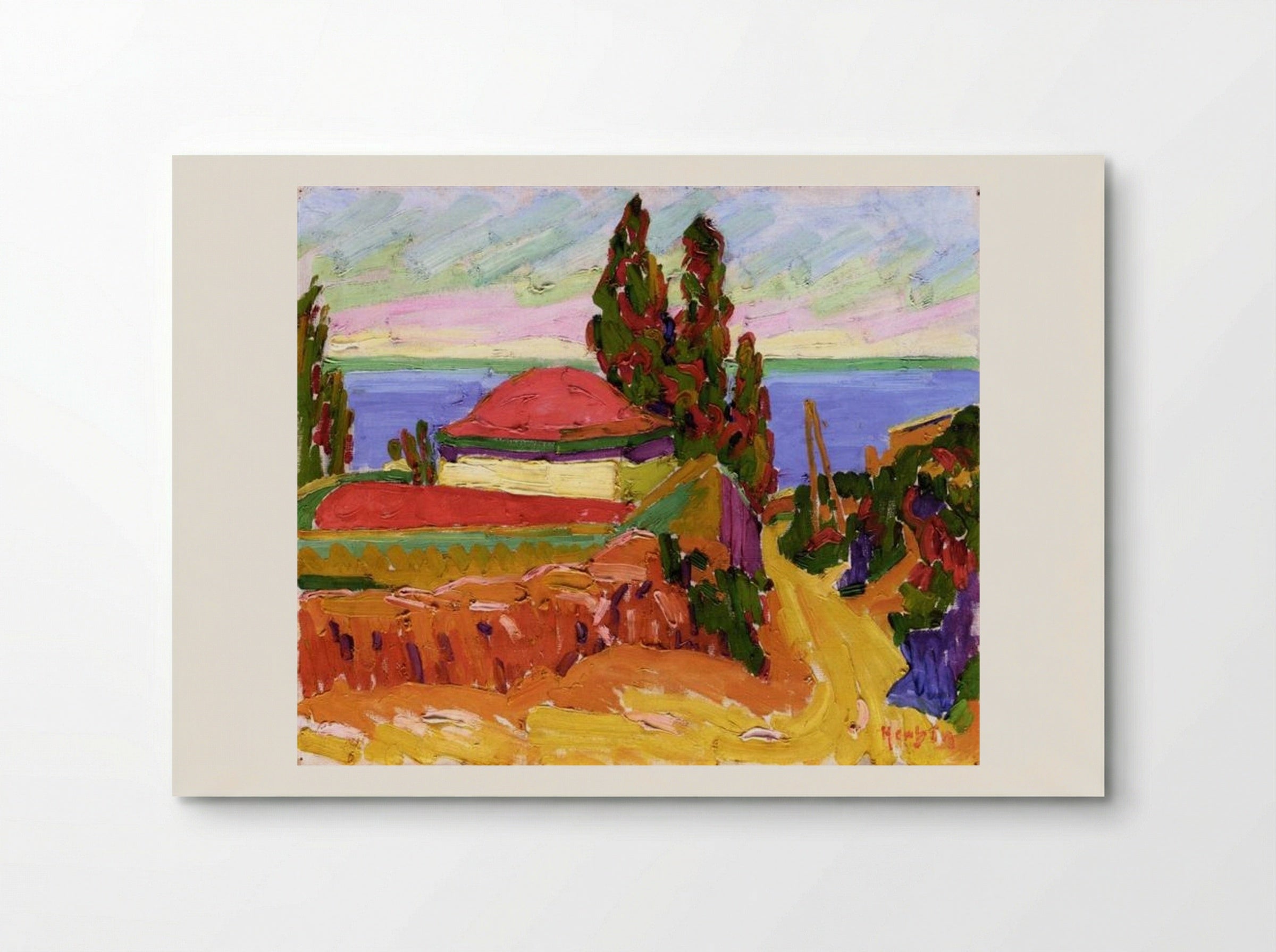 Corsican Landscape - Auguste Herbin - Poster