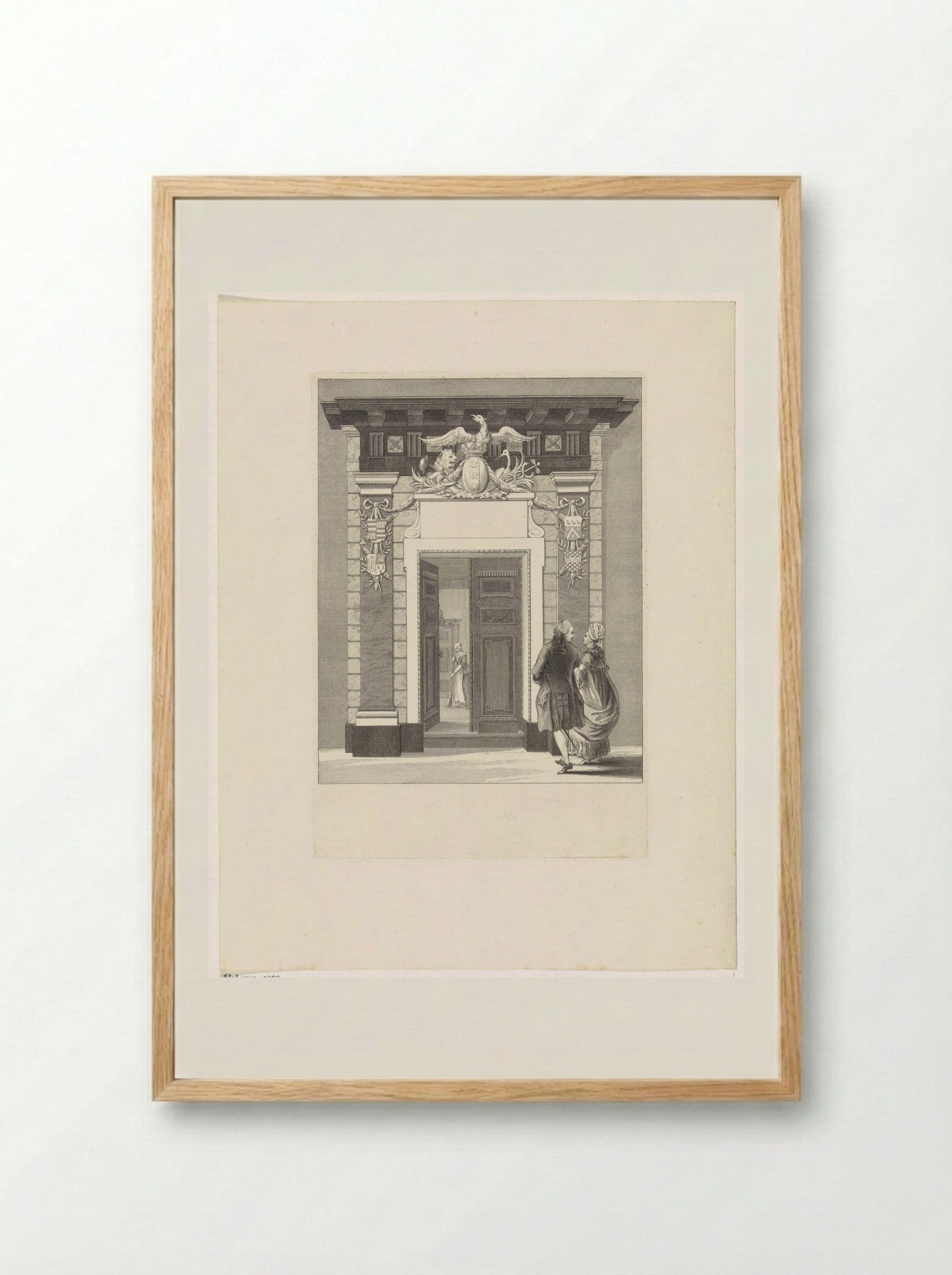 Corvershof - Harmanus Vinkeles - Framed Print Wood