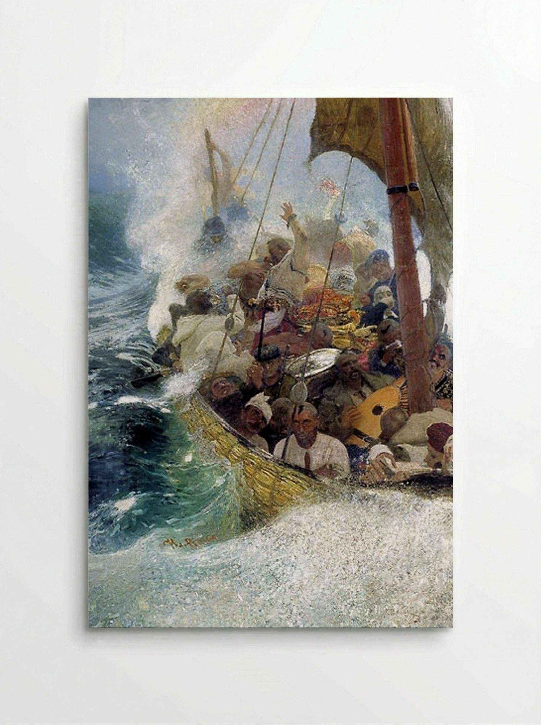 Cossacks on the Black Sea - Ilya Repin - Poster