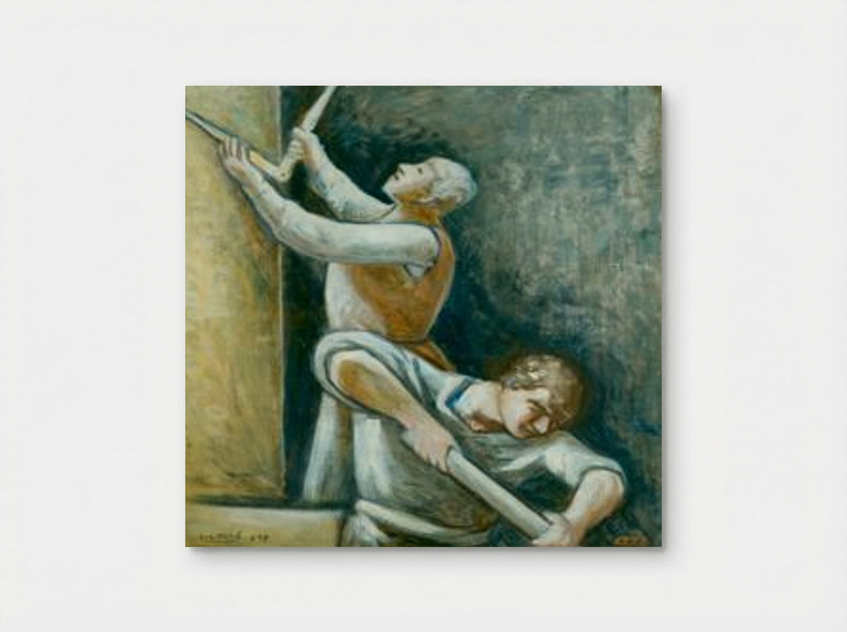 Costruttori - Carlo Carrà - Poster