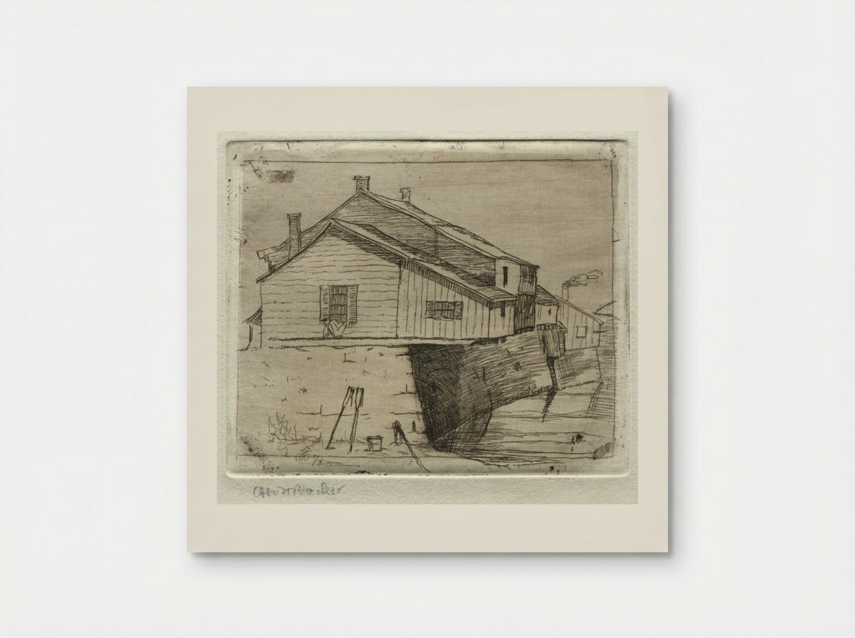 Cottages, Cleveland - Otto H. Bacher - Poster