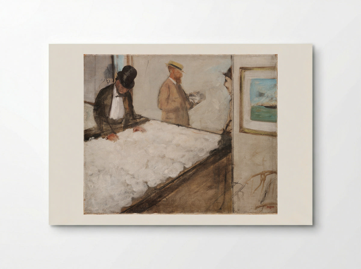 Cotton Merchants in New Orleans - Hilaire-Germain-Edgar Degas - Poster