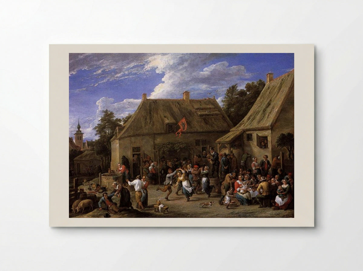 Country Kermess - David Teniers the Younger - Poster