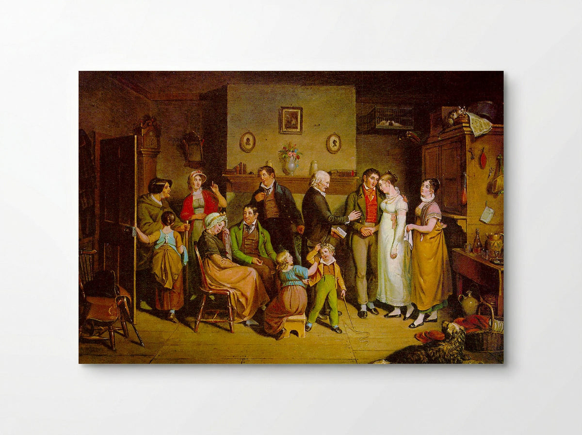 Country Wedding - John Lewis Krimmel - Poster