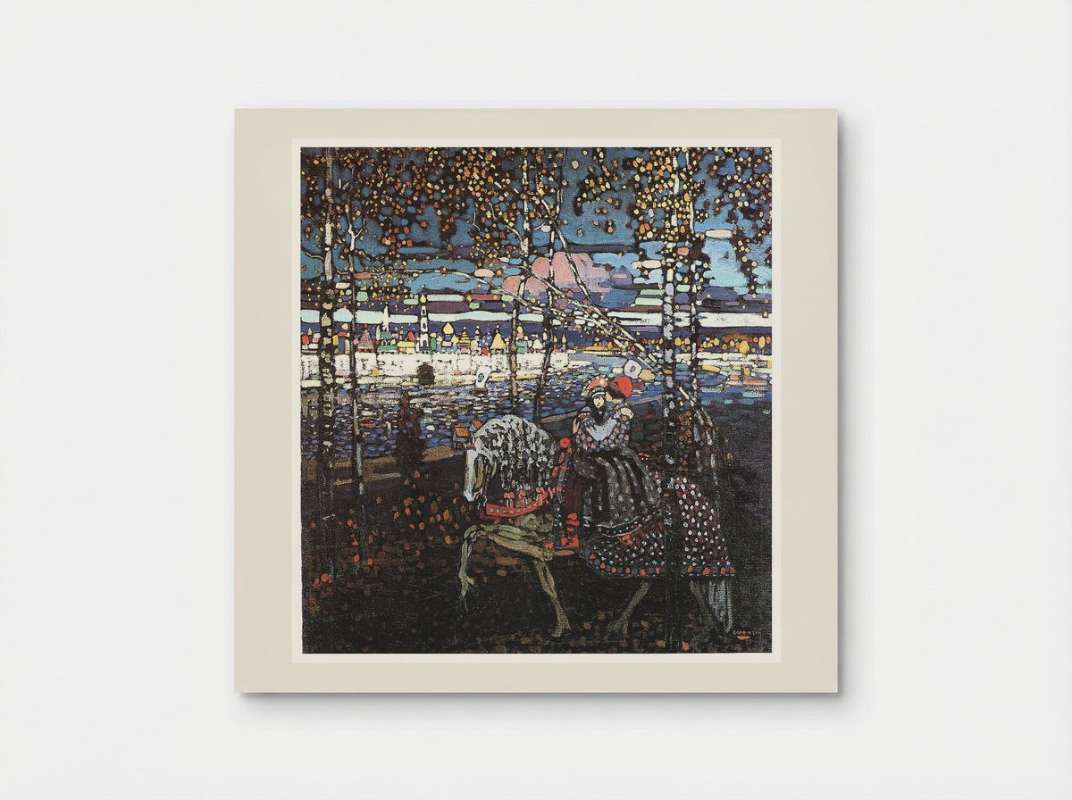 Couple Riding - Wassily Kandinsky - Poster