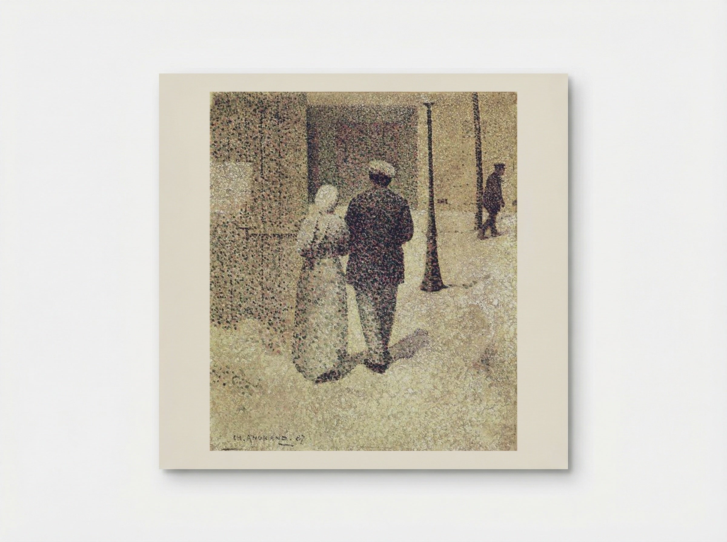 Couple in the Street - Charles Angrand - Poster