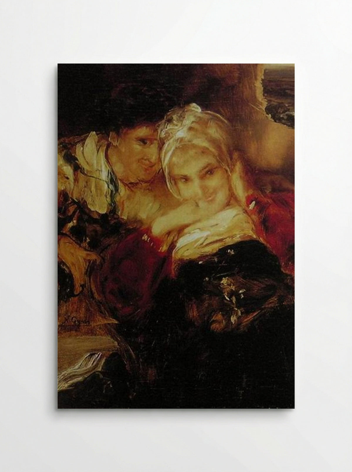 Couple - Nikolaos Gyzis - Poster