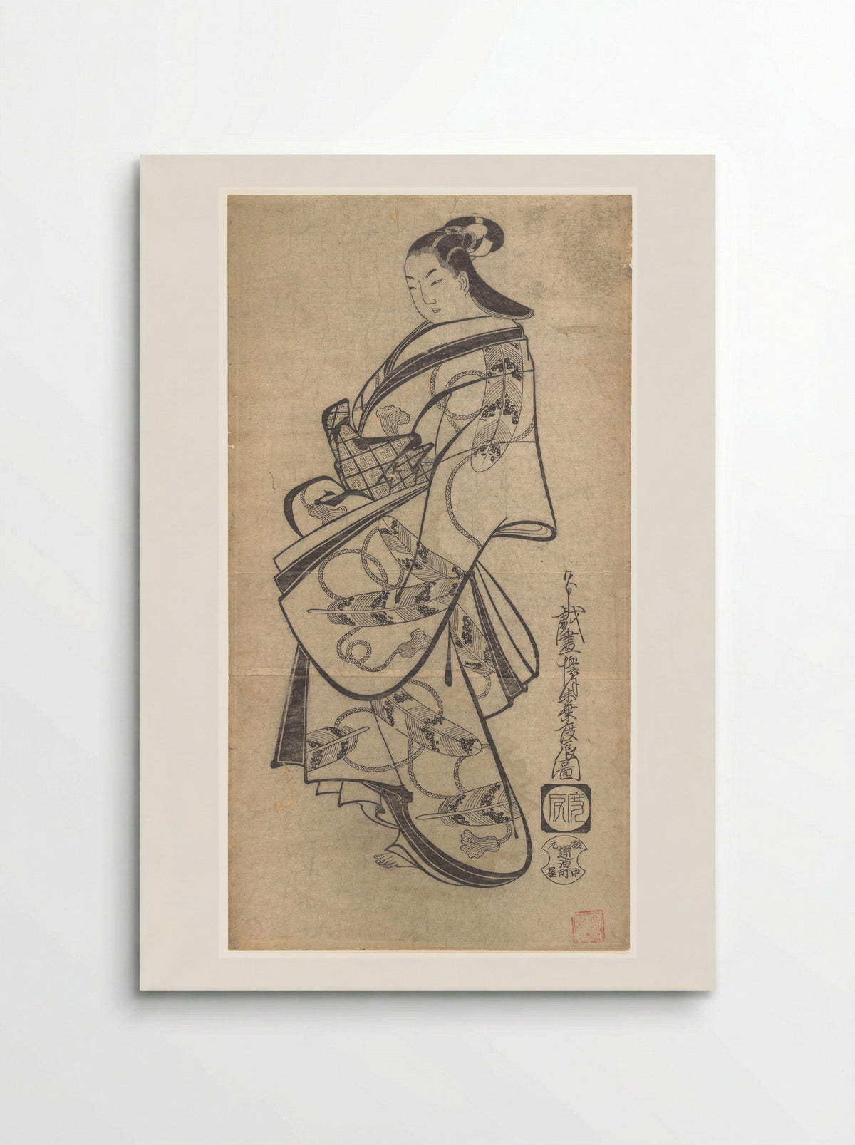 Courtesan for the Ninth Month - Kaigetsudō Doshin - Poster