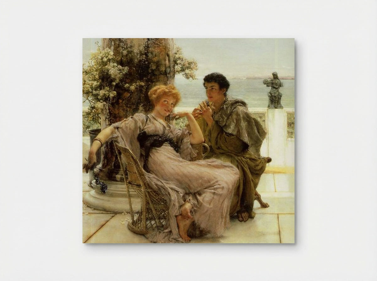 Courtship (The Proposal) - Sir Lawrence Alma-Tadema - Poster