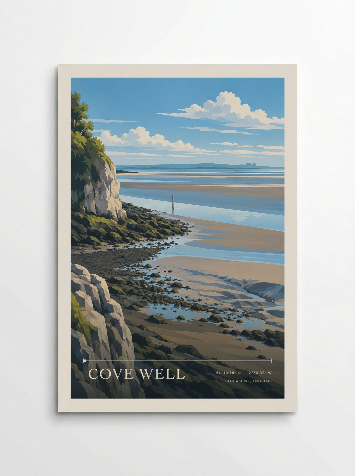 Cove Well, Lancashire, England | Travel Poster - Poster