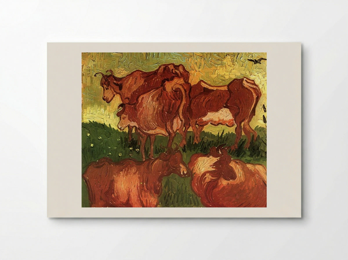 Cows (after Jordaens) - Vincent van Gogh - Poster