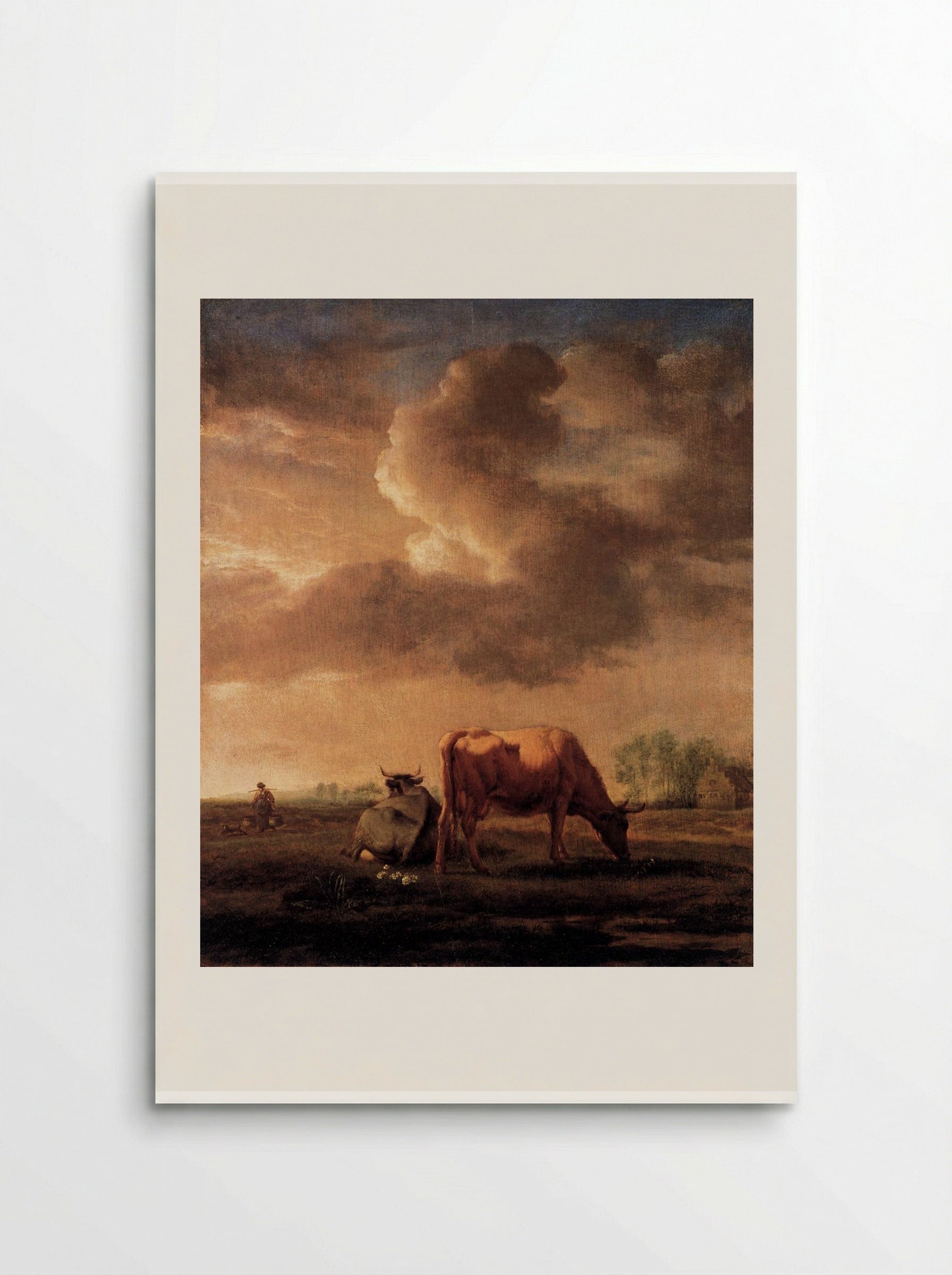 Cows on a Meadow - Adriaen van de Velde - Poster