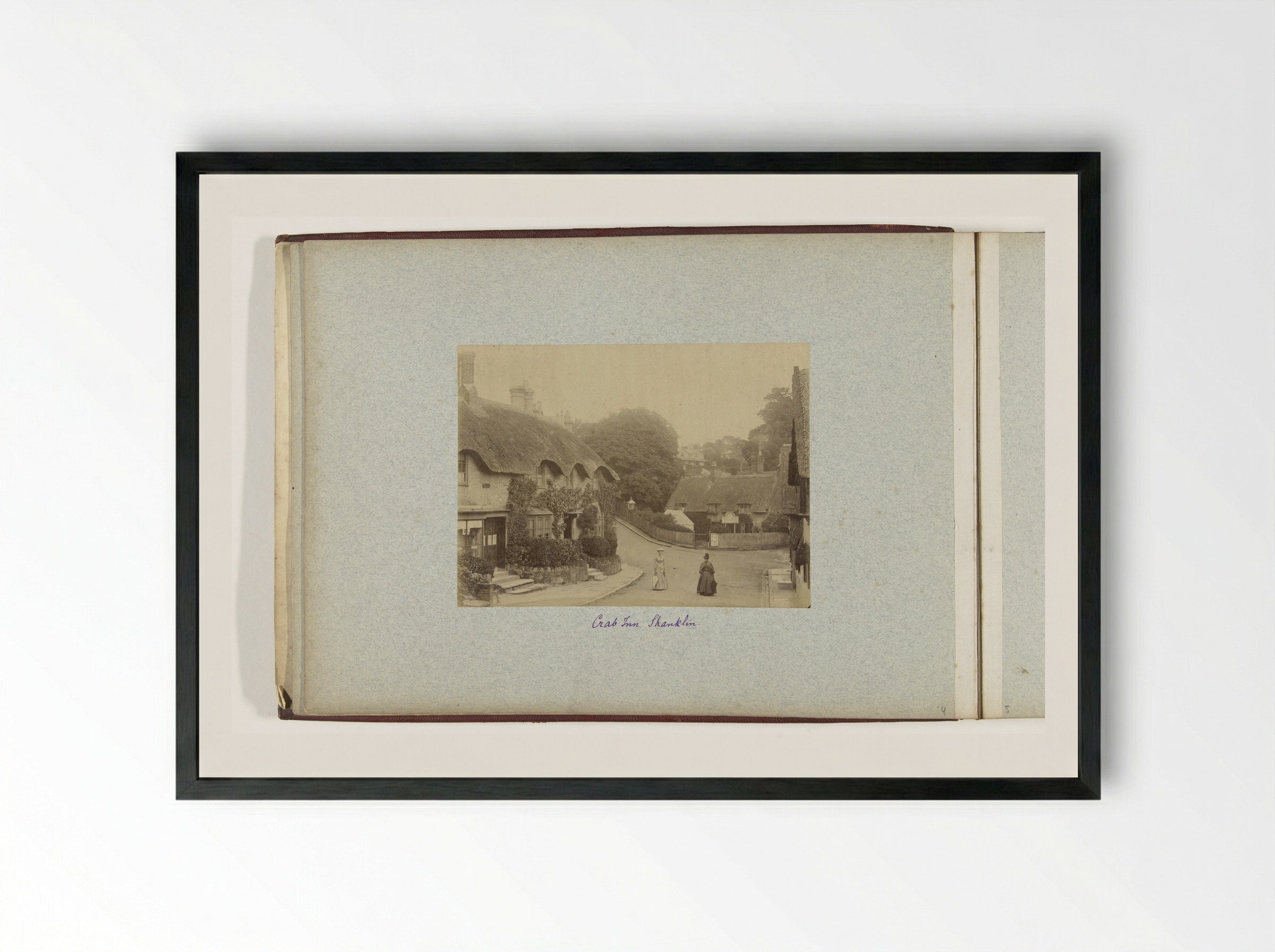 Crab Inn, Shanklin - Henry Pauw van Wieldrecht - Framed Print Black