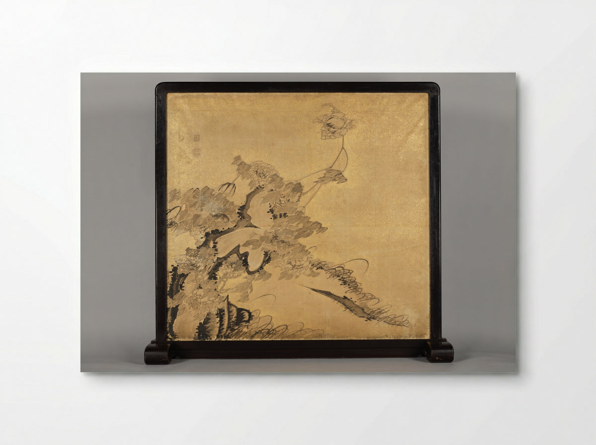 Crabs and Peonies - Itō Jakuchū - Poster