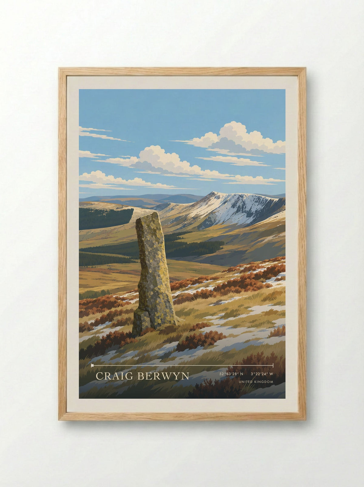 Craig Berwyn | Travel Poster - Framed Print Wood