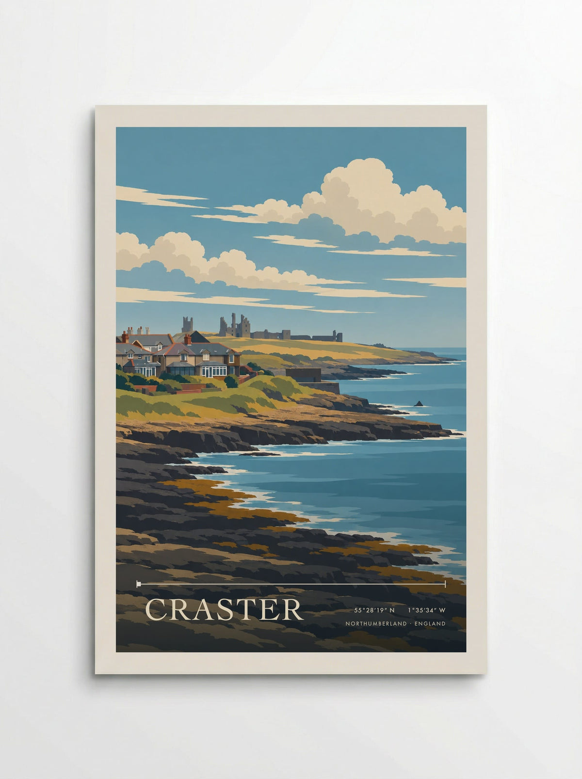 Craster, Northumberland | Travel Poster - Poster