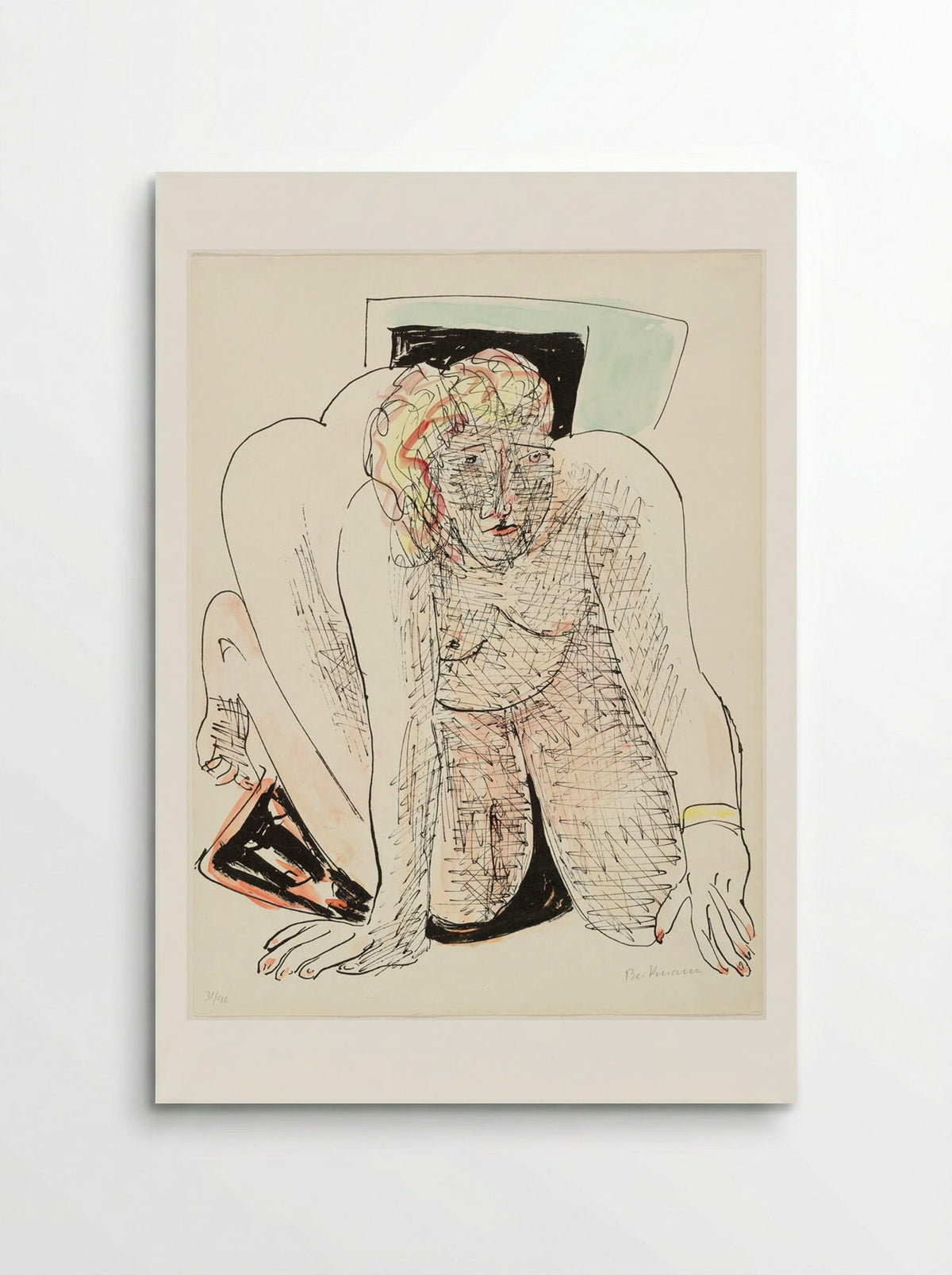 Crawling Woman - Max Beckmann - Poster