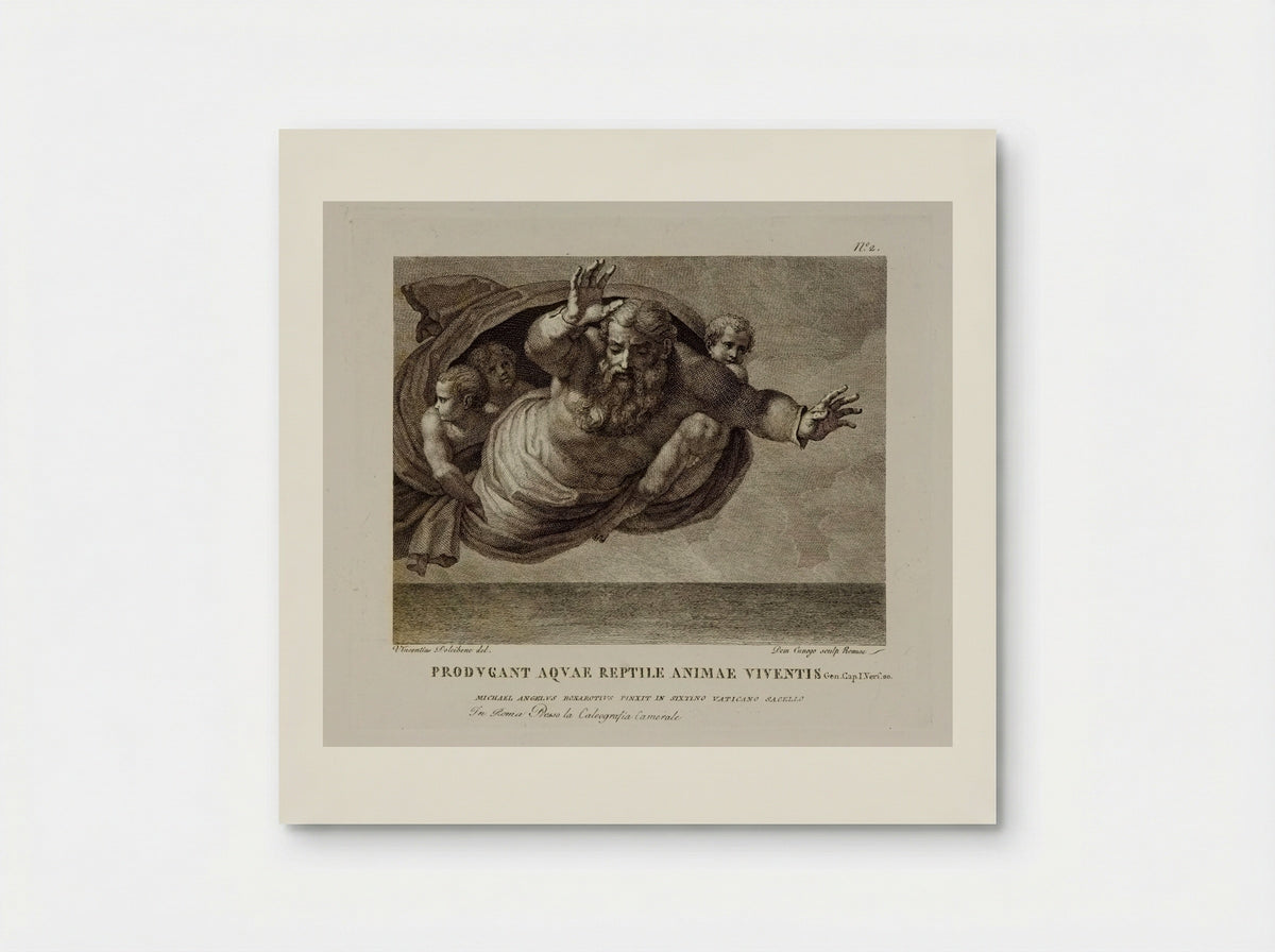 Creation of Animals - Domenico Cunego - Poster