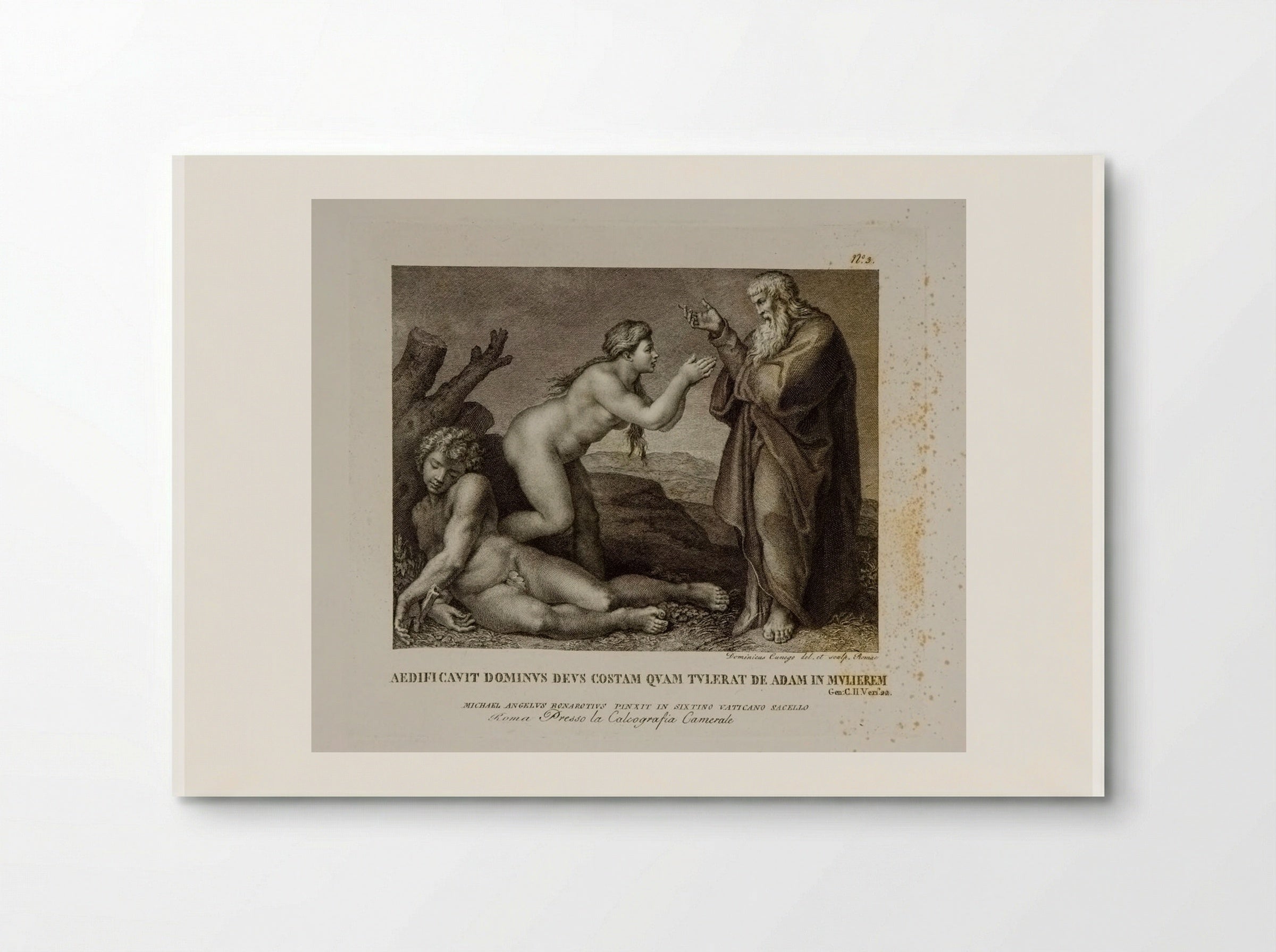 Creation of Eve - Domenico Cunego - Poster