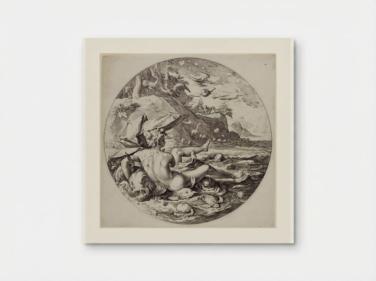 Creation of the World: Day Five - Jan Harmensz. Muller - Poster