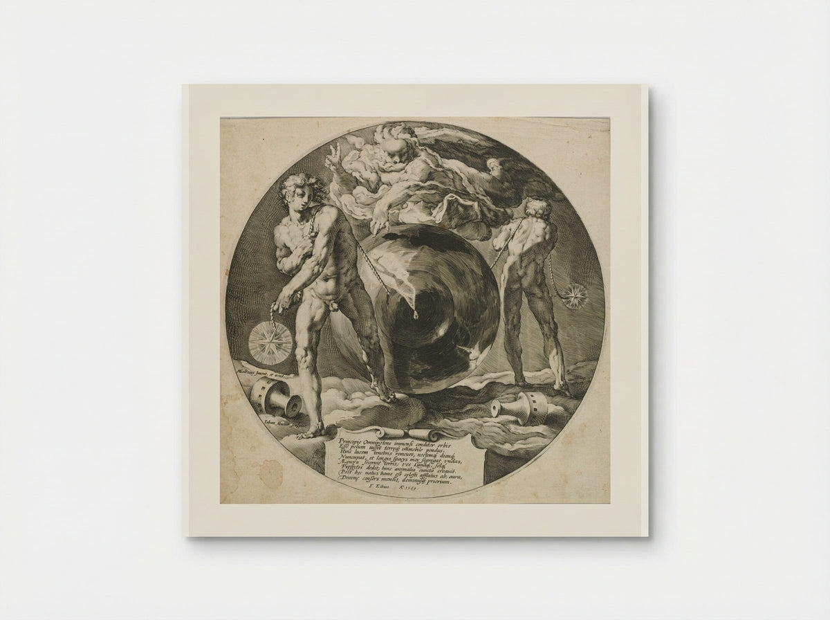 Creation of the World: Title Page - Jan Harmensz. Muller - Poster