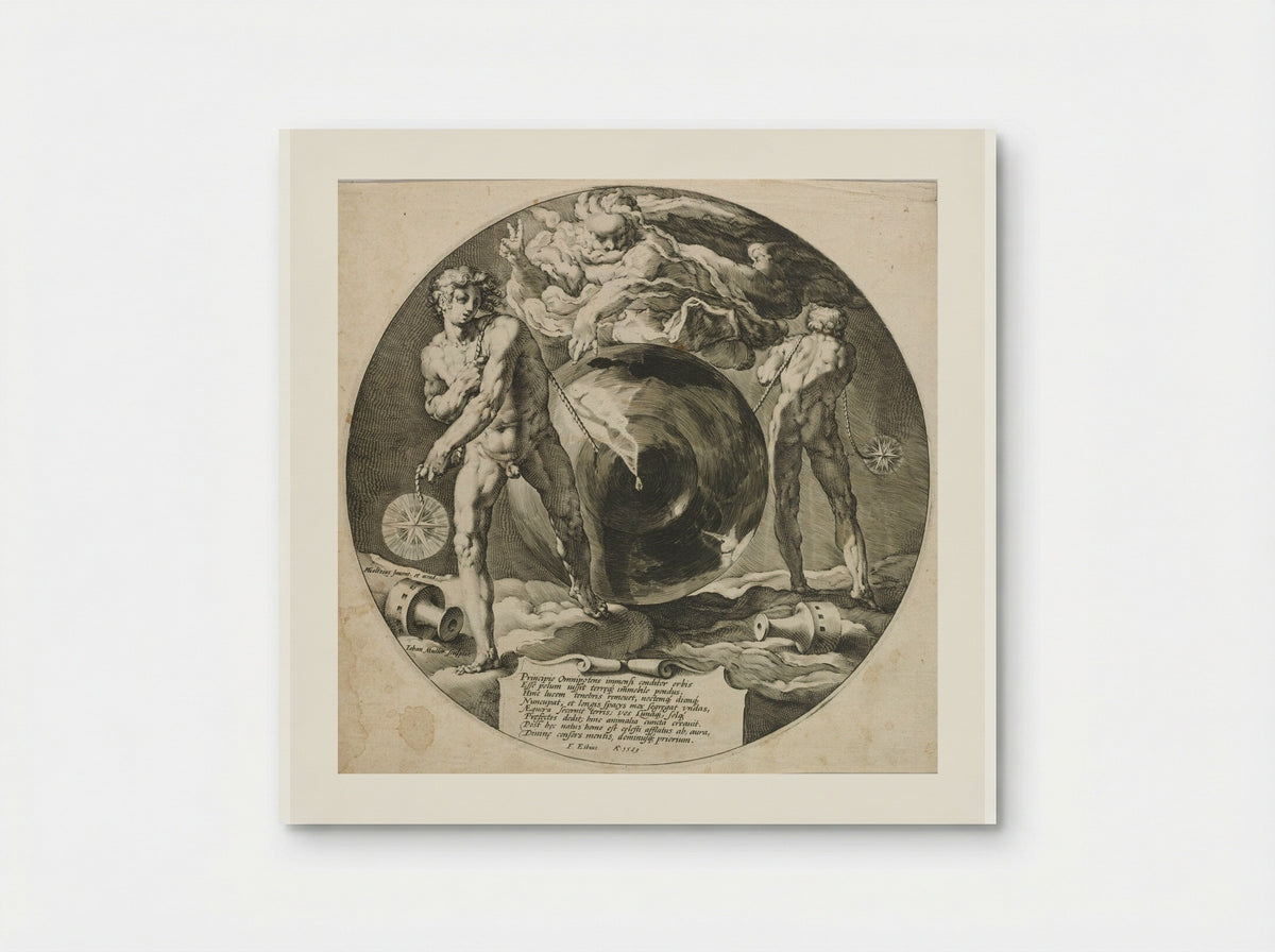 Creation of the World: Title Page - Jan Harmensz. Muller - Poster