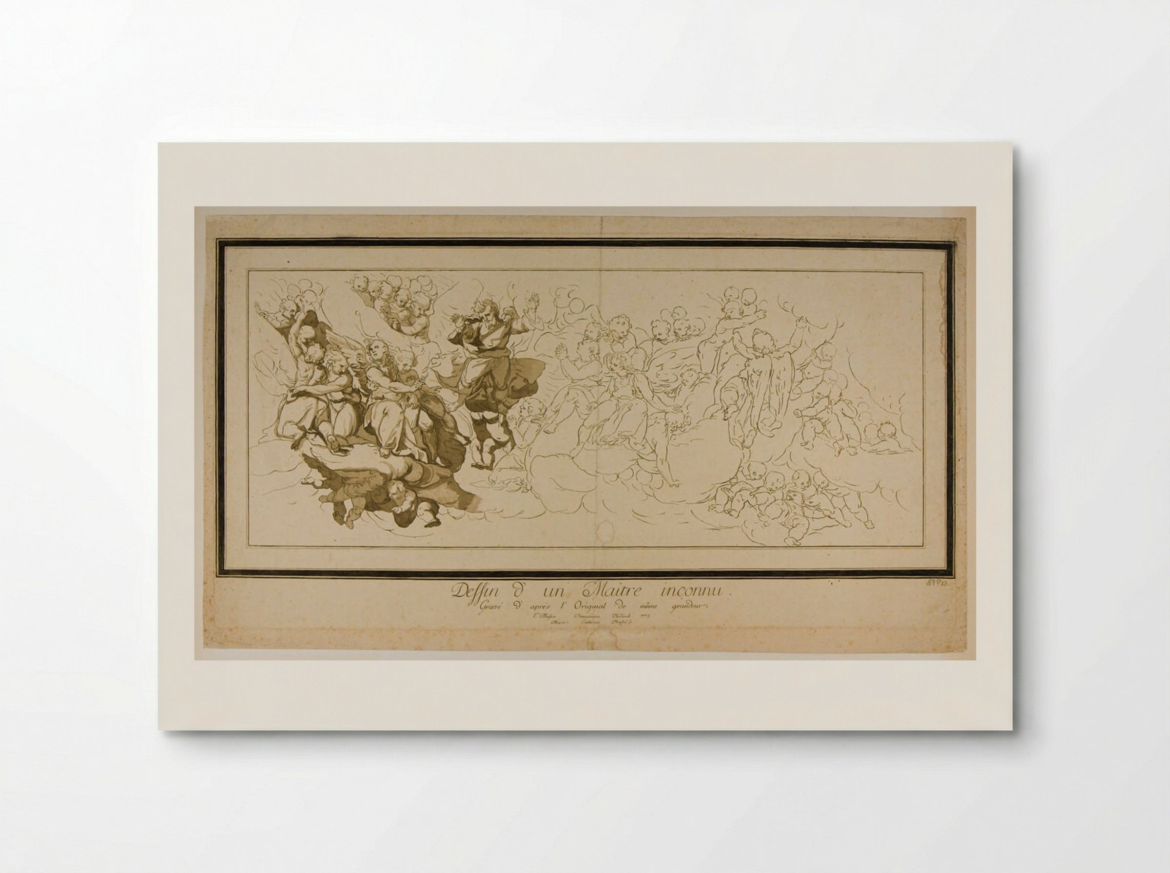 Creator Surrounded by Angels - Maria Catharina Prestel - Poster