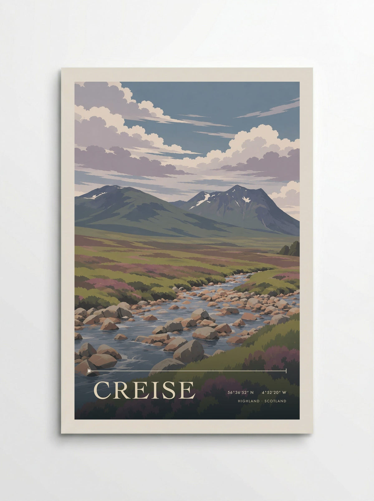 Creise, Highland | Travel Poster - Poster