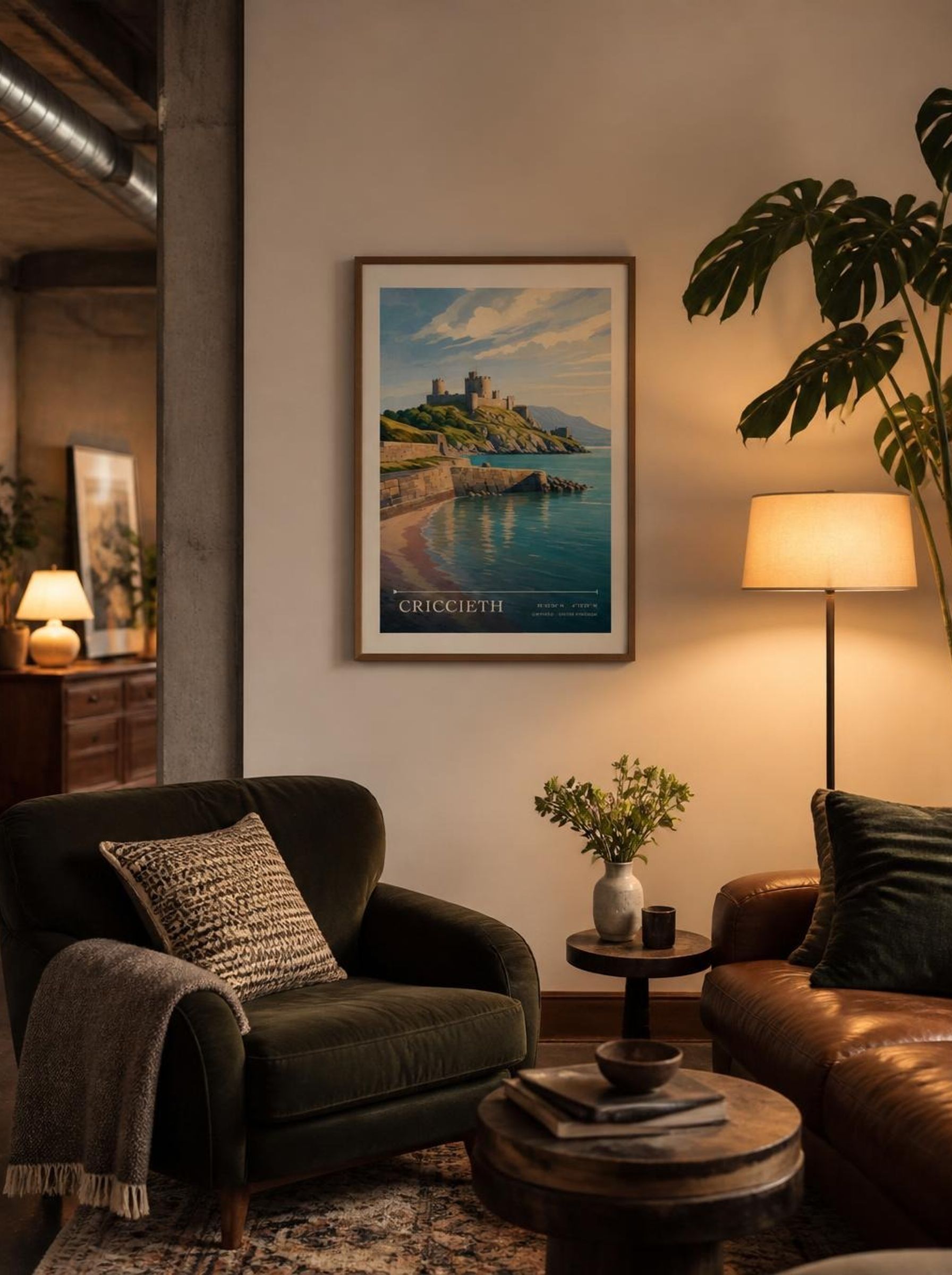 Criccieth Gwynedd United Kingdom Travel Poster - Lifestyle