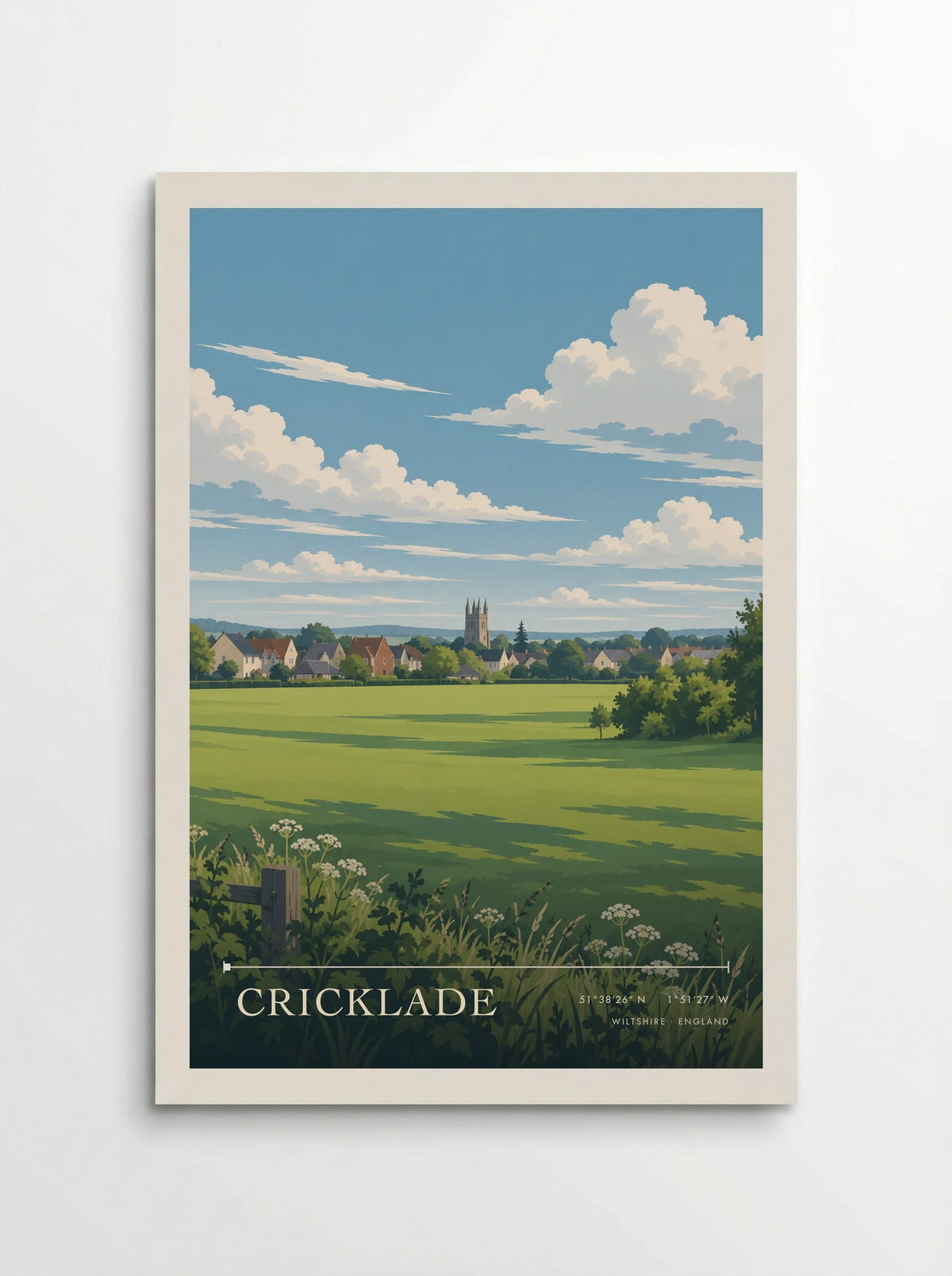 Cricklade, Wiltshire | Travel Poster - Poster