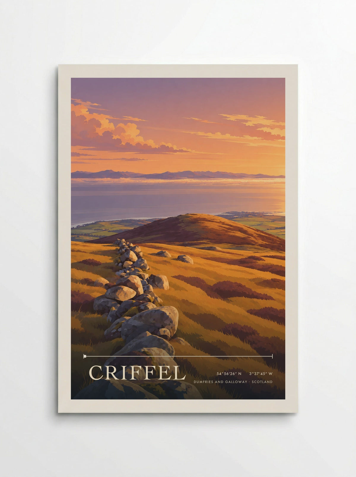 Criffel, Dumfries and Galloway | Travel Poster - Poster
